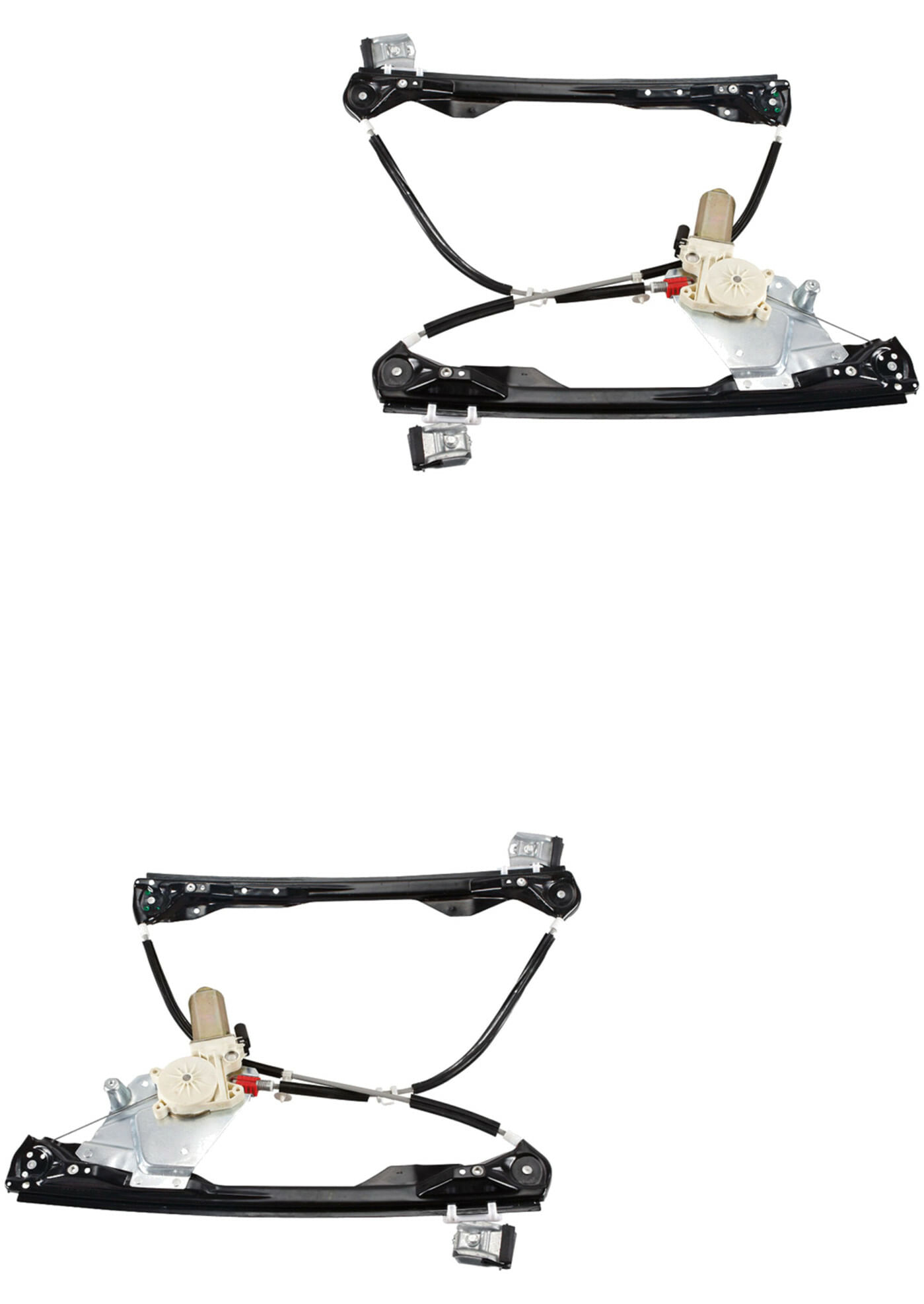 Par De Elevadores De Cristal Delanteros Con Motor