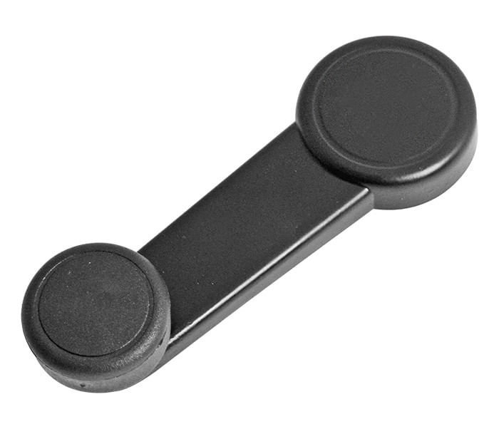Manija Elevador Cristal Delantera Negra Lado Conductor O Pasajero