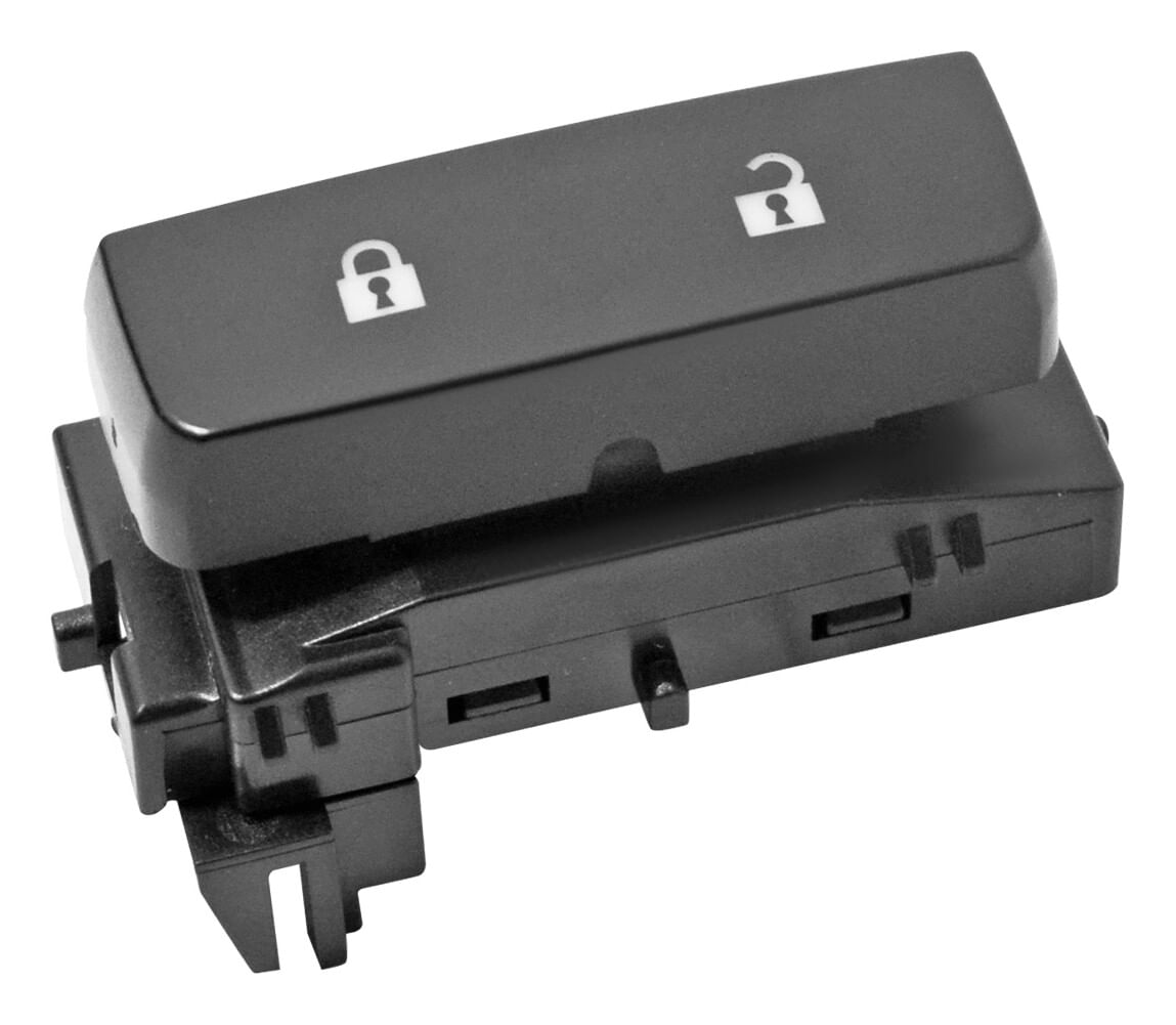 Control Seguro Puerta Delantero Negro Lado Pasajero
