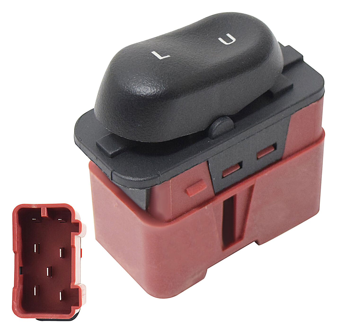Control Seguro Puerta Delantero Negro Lado Pasajero