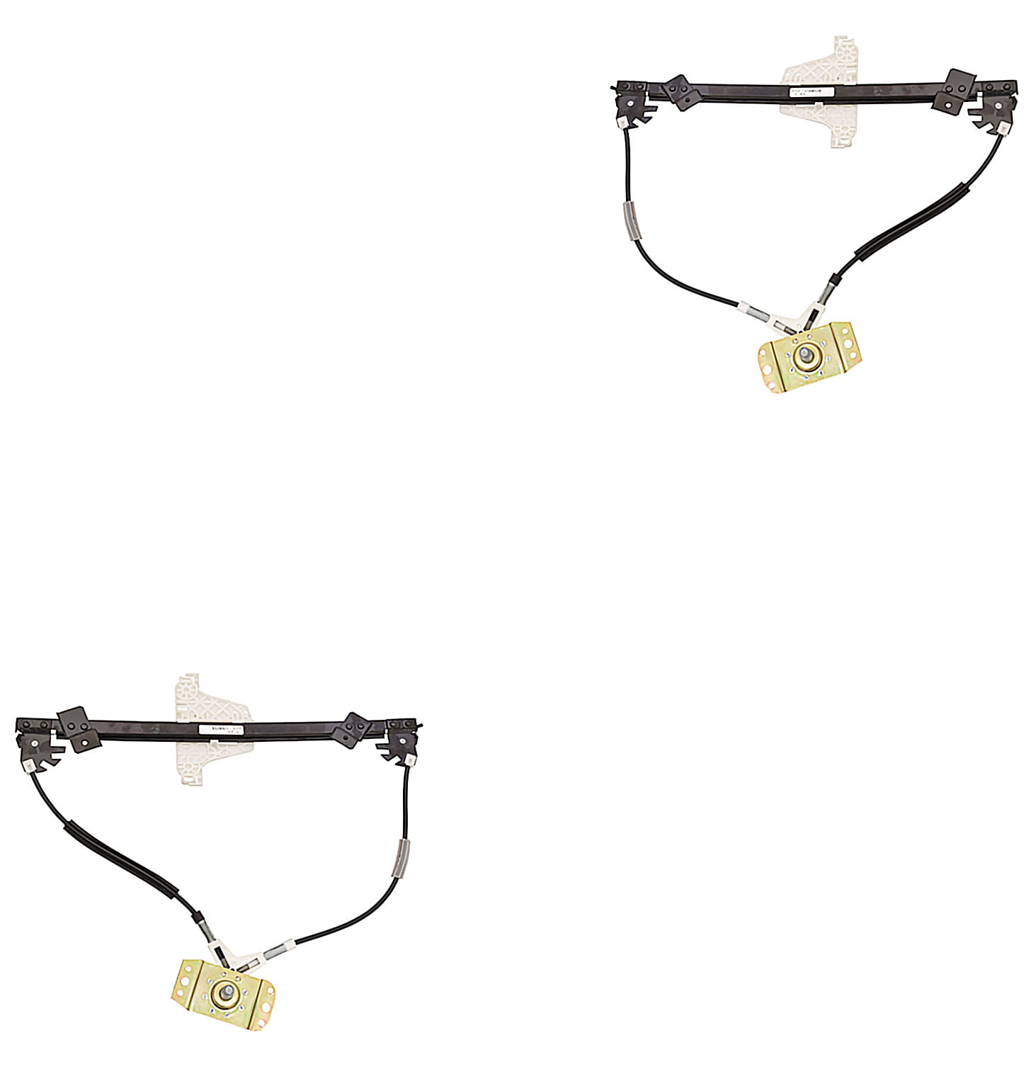 Par De Elevadores De Cristal Manuales Delanteros