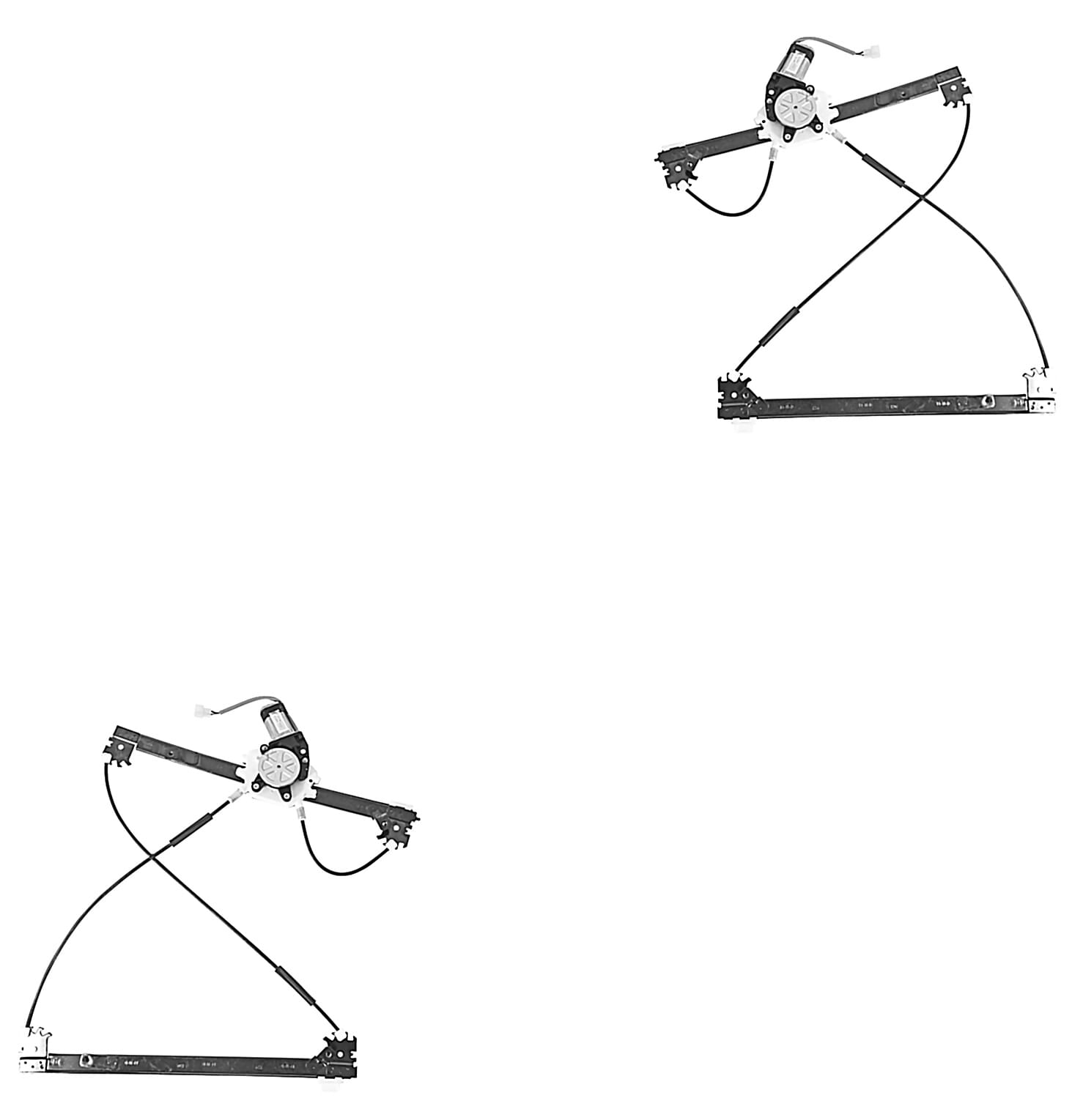 Par De Elevadores De Cristal Eléctricos Delanteros Con Motor