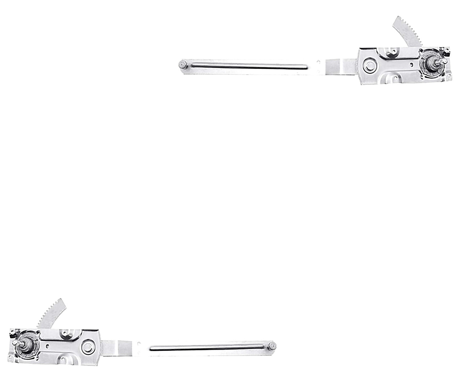 Par De Elevadores De Cristal Manuales Delanteros