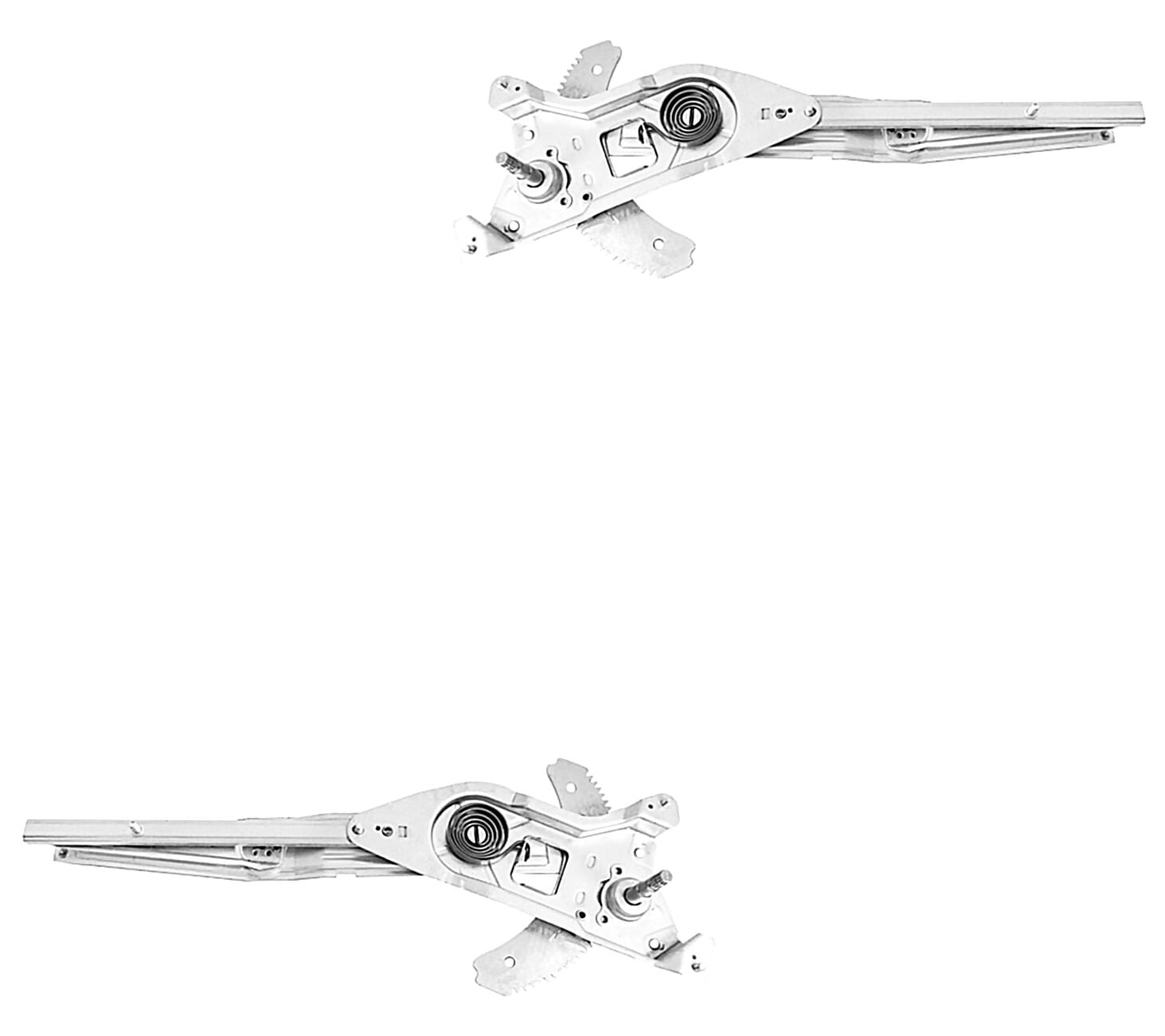 Par De Elevadores De Cristal Manuales Delanteros