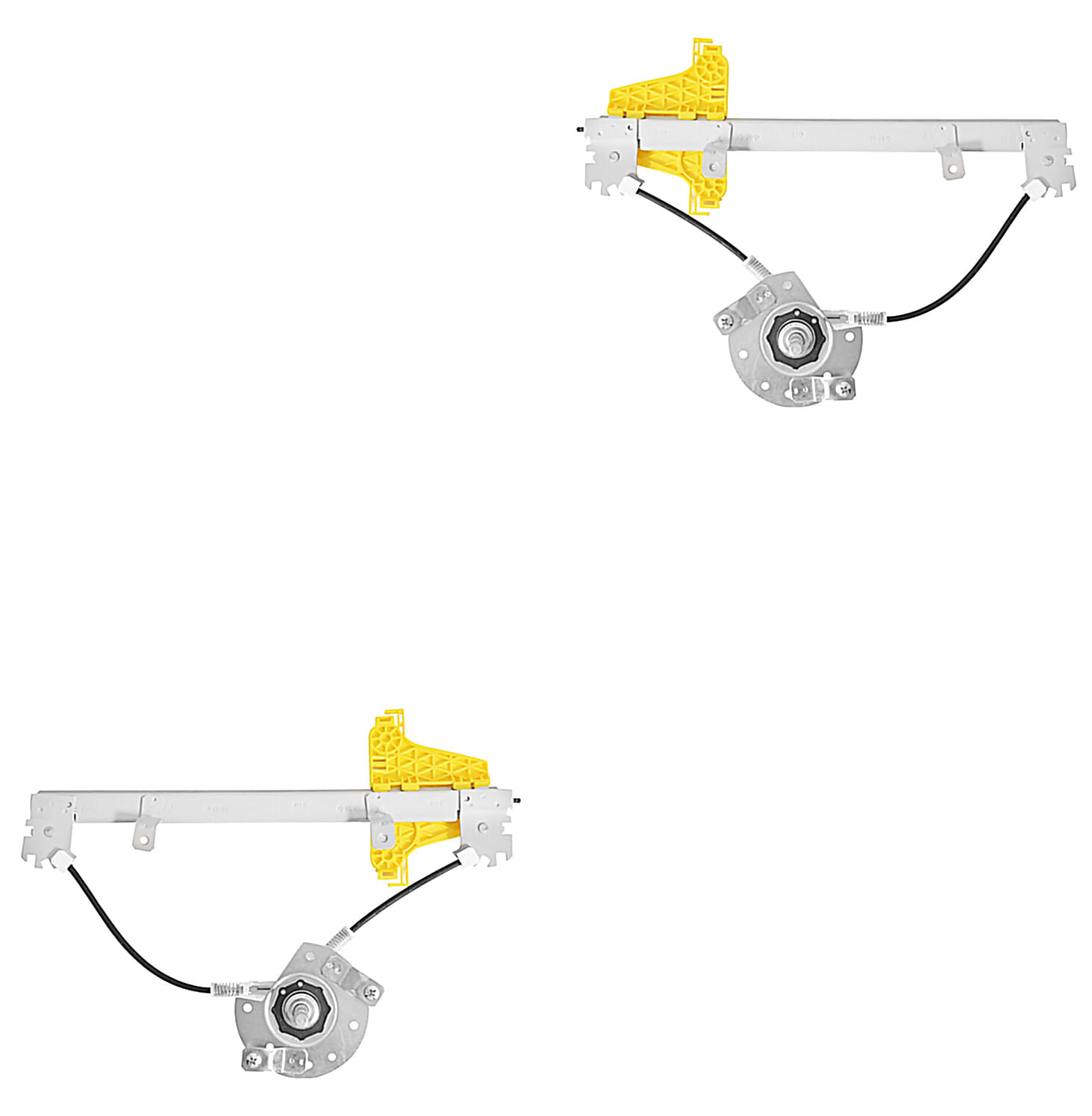 Par De Elevadores De Cristal Manuales Traseros