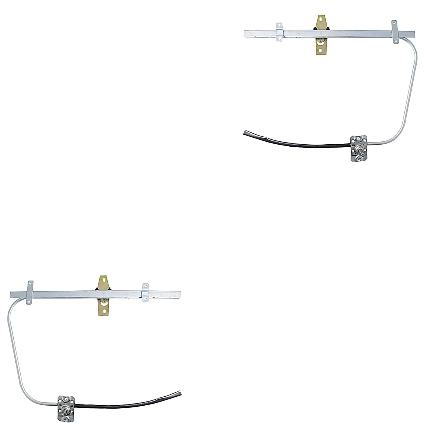 Par De Elevadores De Cristal Manuales Delanteros