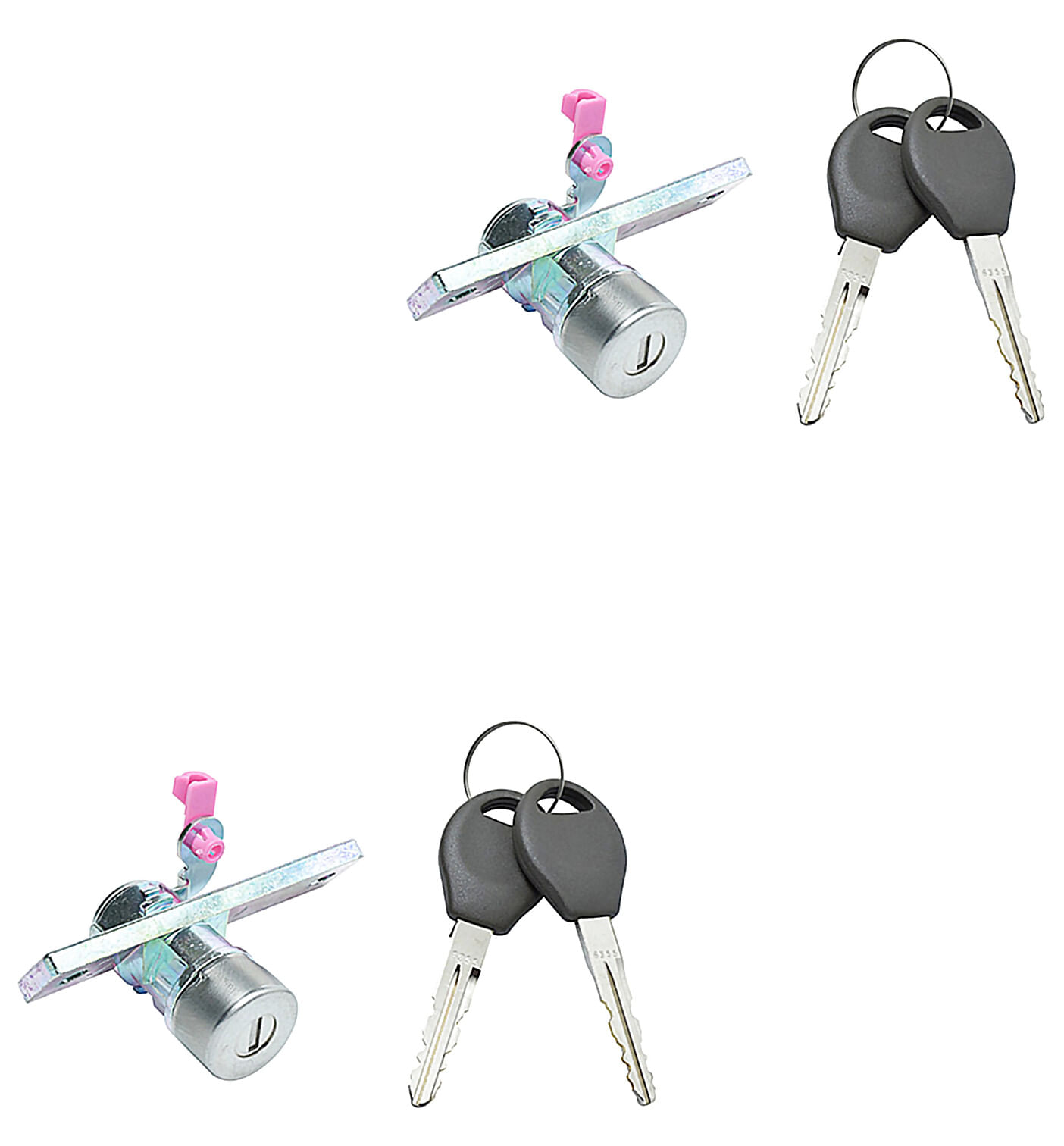 Par De Cilindros De Puertas Con Llave