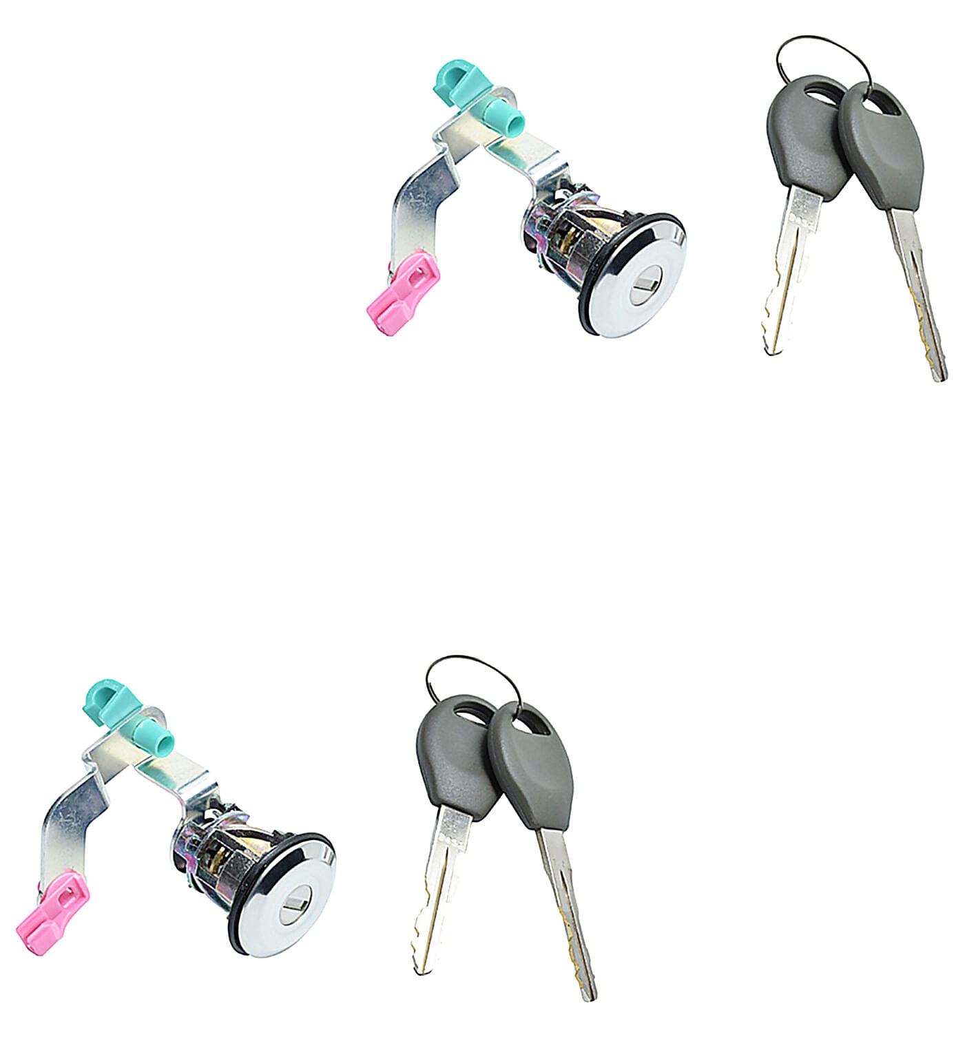 Par De Cilindros De Puertas Con Llave