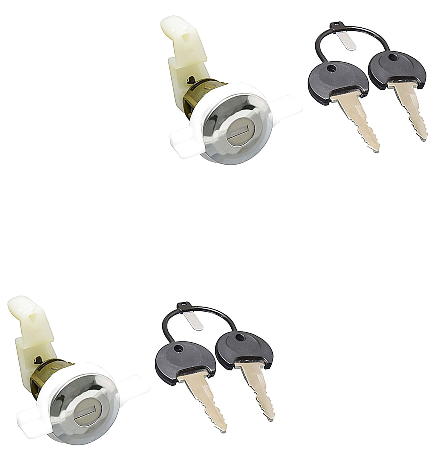 Par De Cilindros De Puertas Con Llave