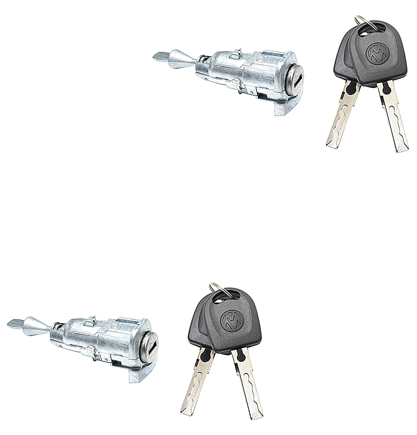 Par De Cilindros De Puertas Con Llave