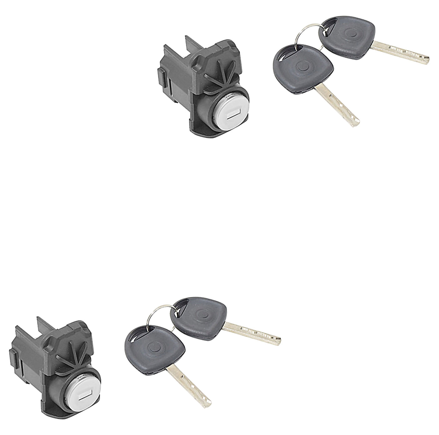 Par De Cilindros De Puertas Con Llave Para Chip