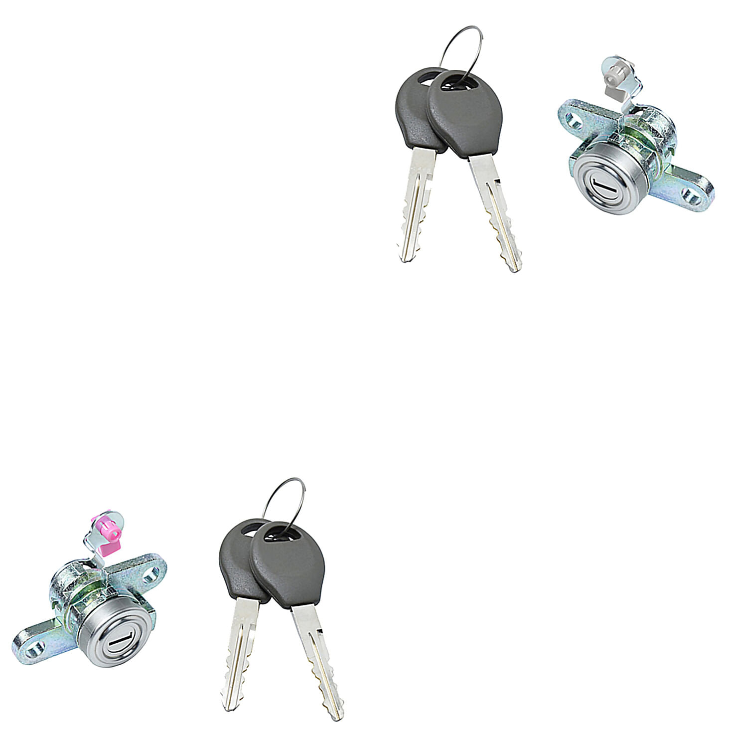 Par De Cilindros De Puertas Con Llave