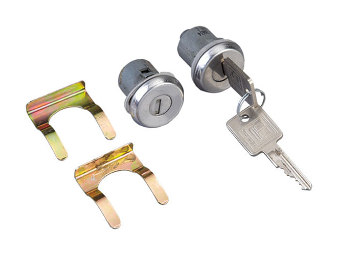 Juego De Cilindros De Puertas Con Llave Cuadrada Cromados
