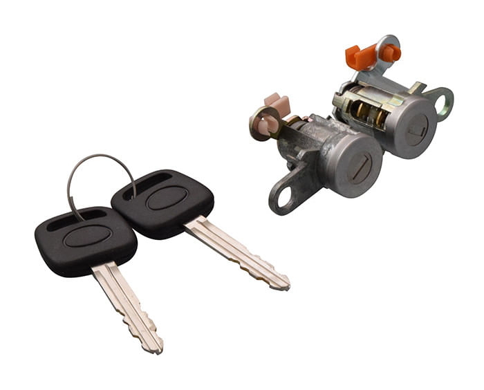 Juego De Cilindros De Puertas Con Llave Cromados