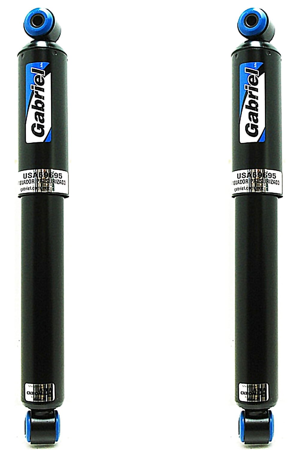 Par De Amortiguadores Gas Traseros Ultra Chromium Diesel