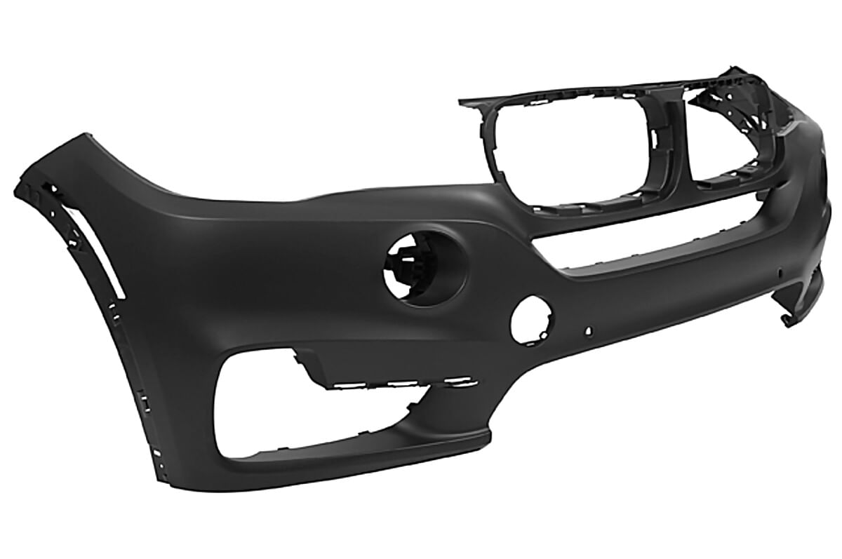 Defensa Delantera Con 2 Hoyos Para Sensor Sin Lava Faro Con Hoyo Para Cámara P/Pintar