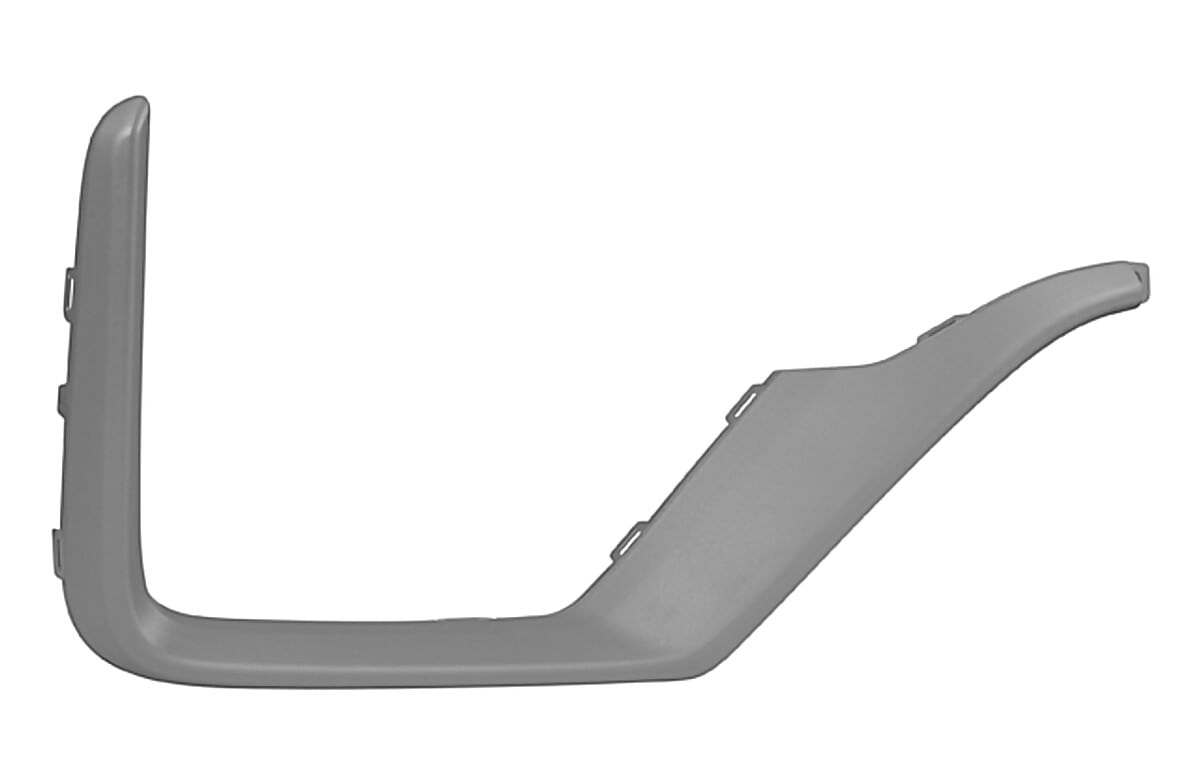Moldura Para Rejilla Delantera Plata Lado Pasajero