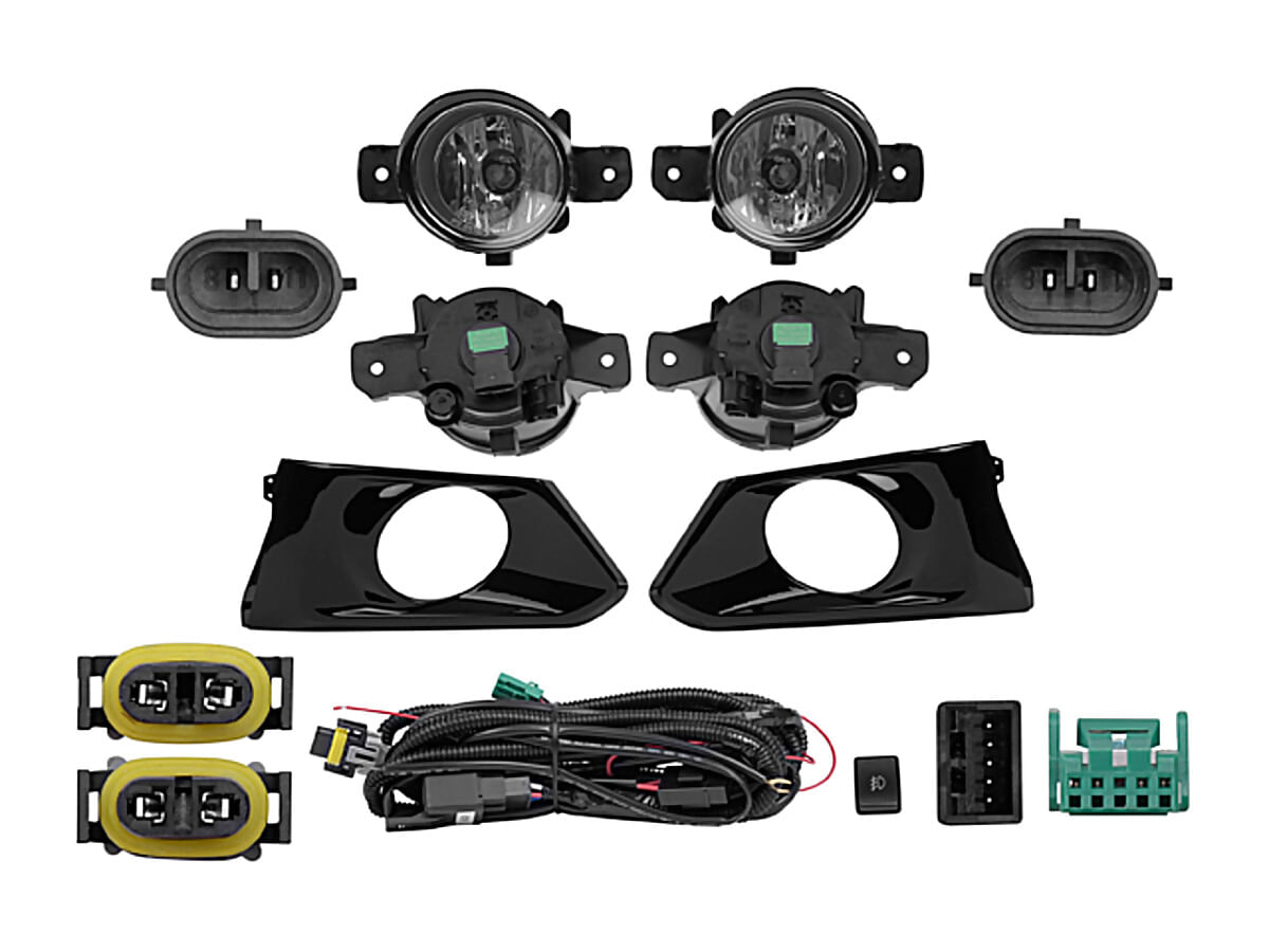 Juego De Faros Para Niebla Con Rejillas