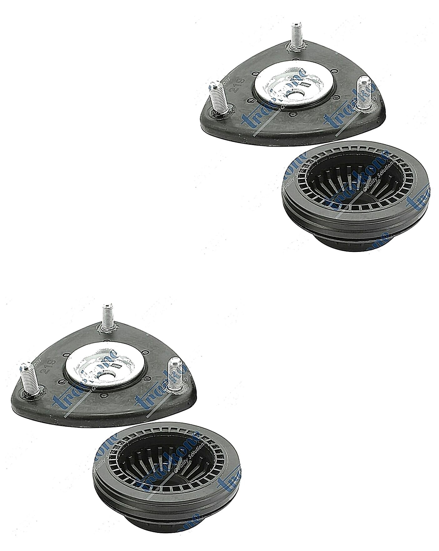 Par De Bases Para Amortiguador Delanteras Con Balero