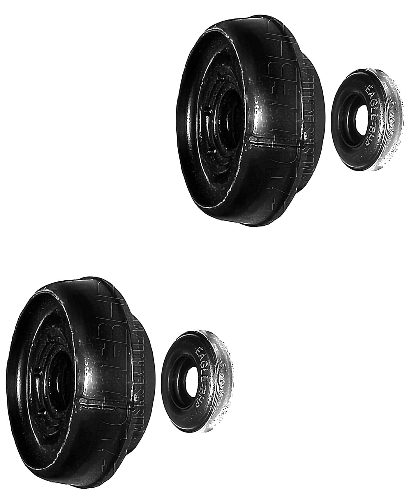Par De Bases Para Amortiguador Delanteras Con Balero