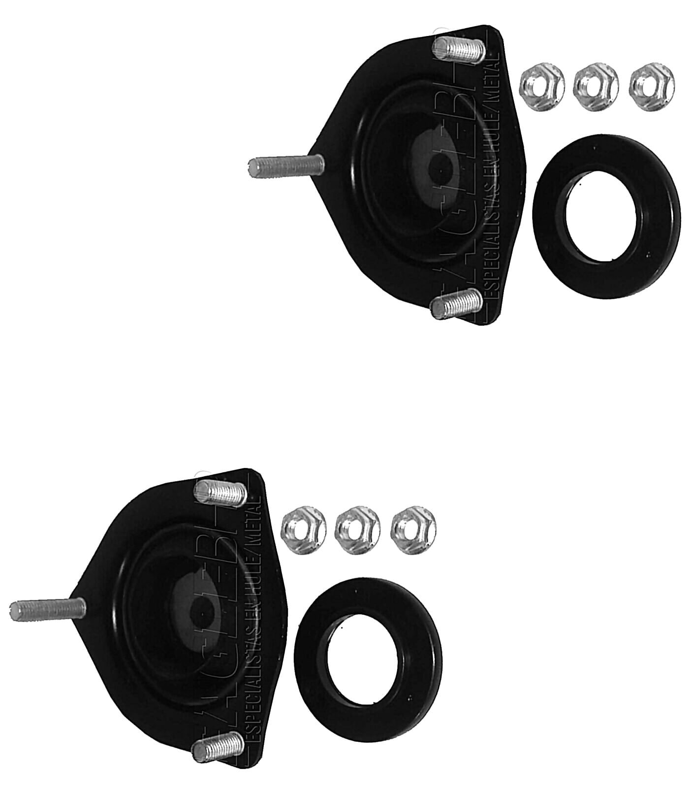 Par De Bases Para Amortiguador Delanteras Con Balero