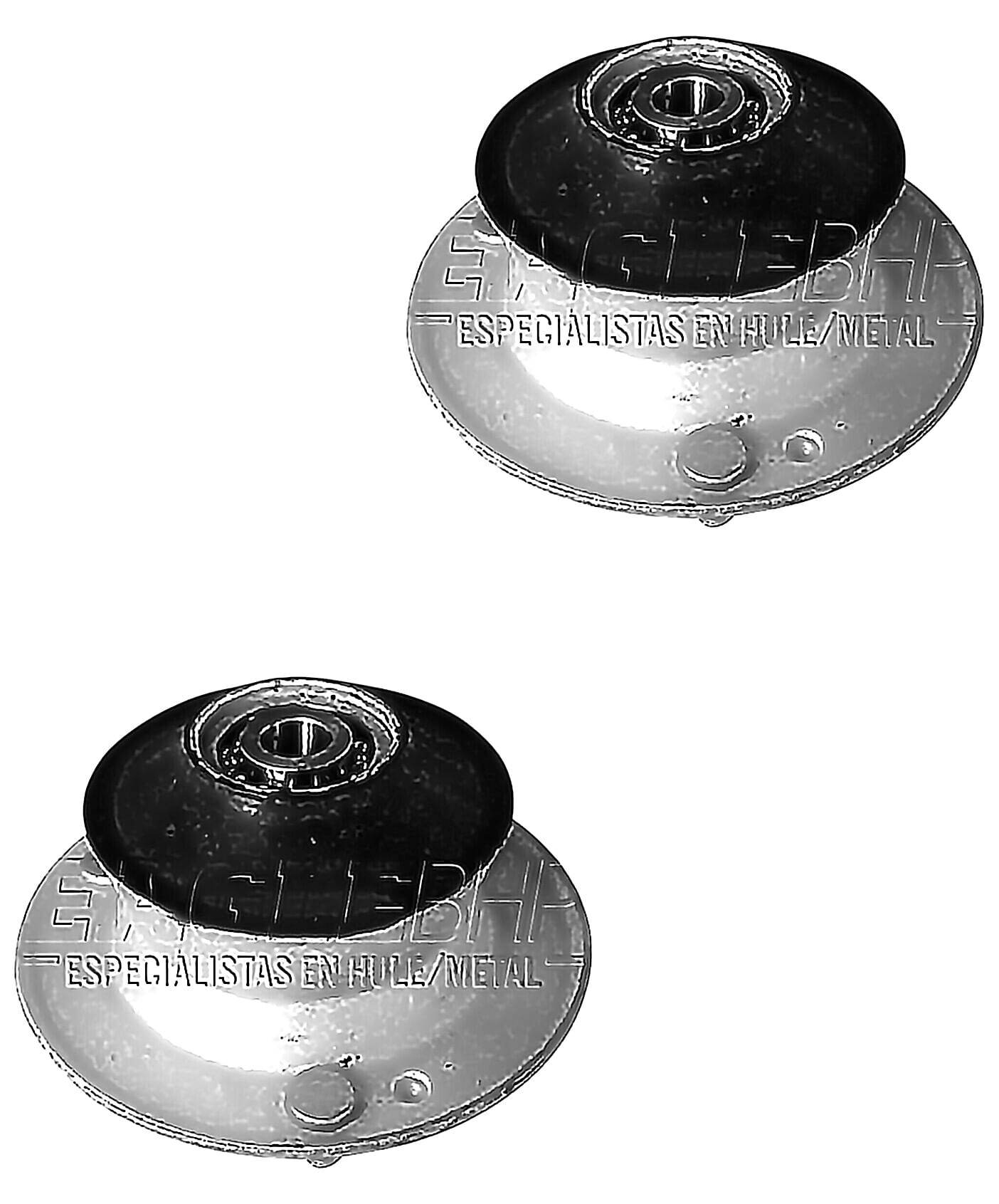 Par De Bases Para Amortiguador Delanteras Con Balero