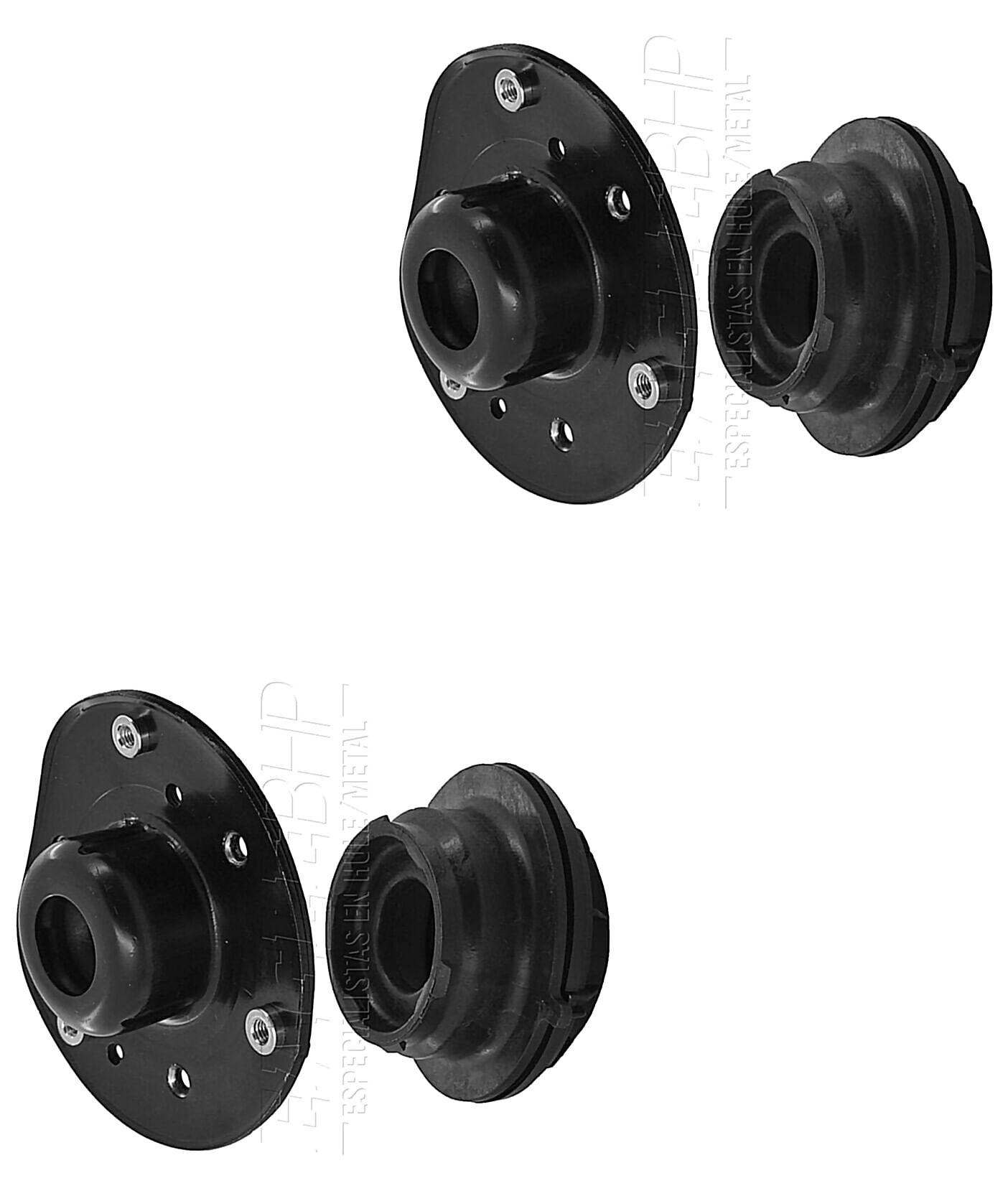 Par De Bases Para Amortiguador Delanteras Con Balero