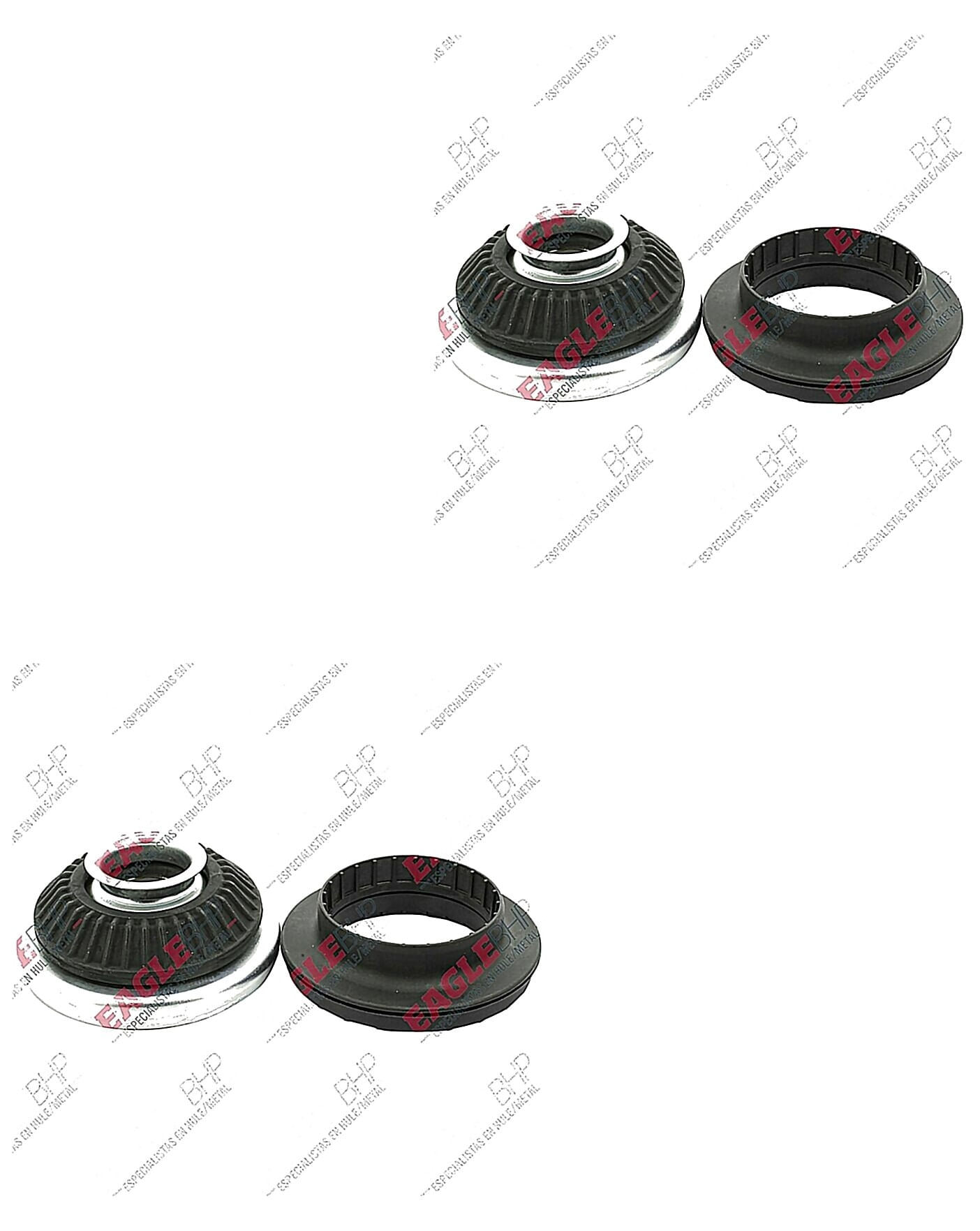 Par De Bases Para Amortiguador Delanteras Con Balero