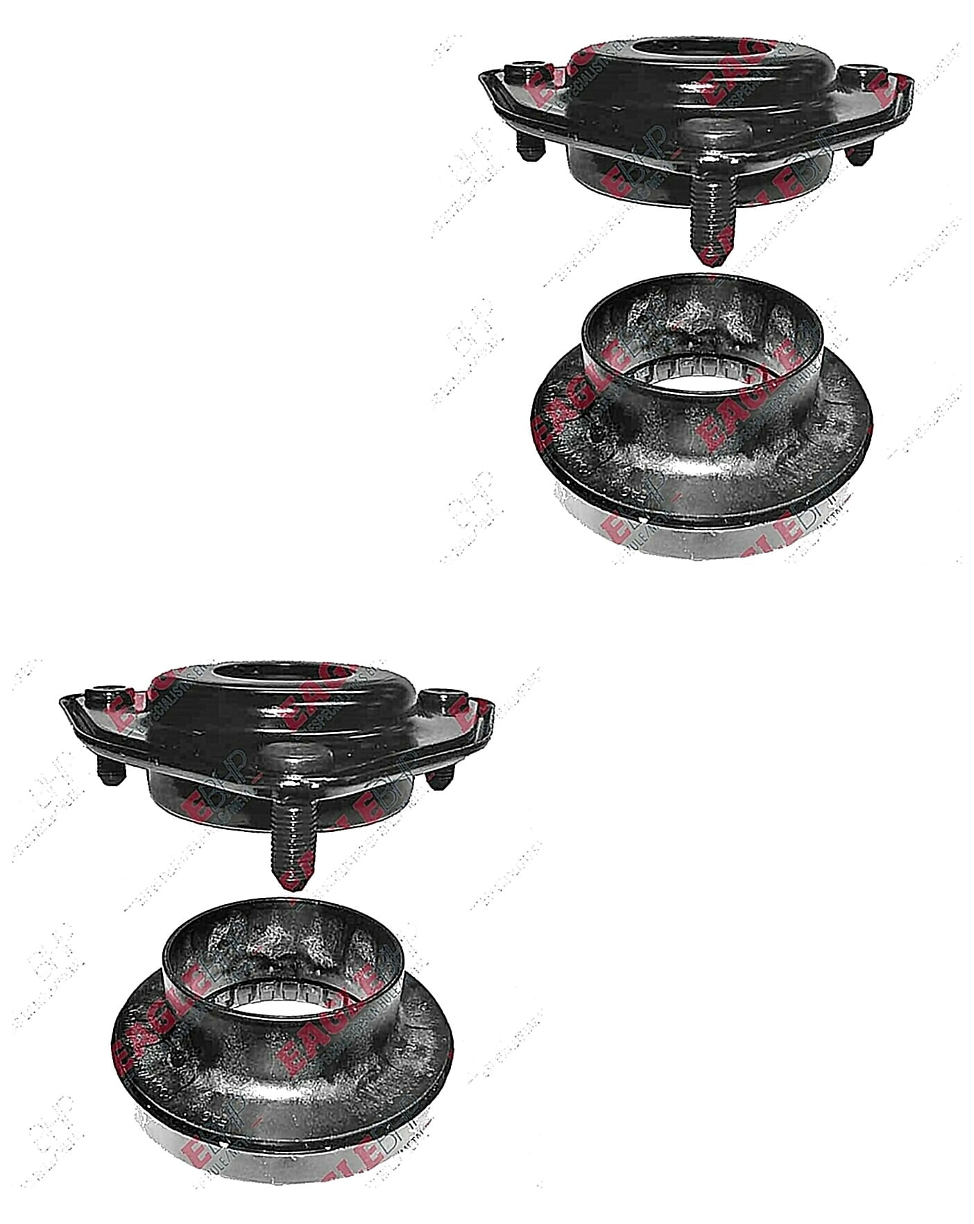 Par De Bases Para Amortiguador Delanteras Con Balero