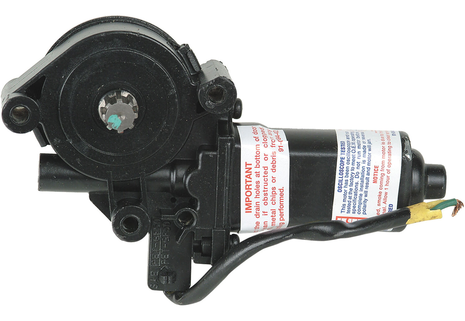 Motor De Elevación De Ventana Delantero O Trasero Lado Conductor