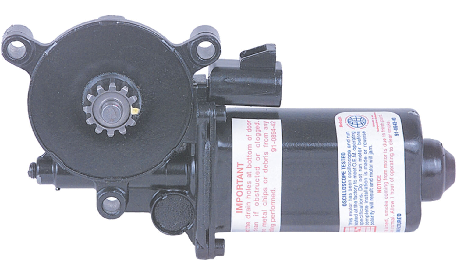 Motor De Elevación De Ventana Delantero O Trasero Lado Conductor
