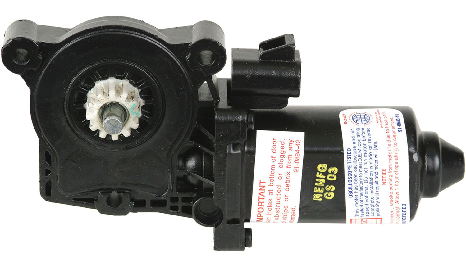 Motor De Elevación De Ventana Delantero Lado Conductor