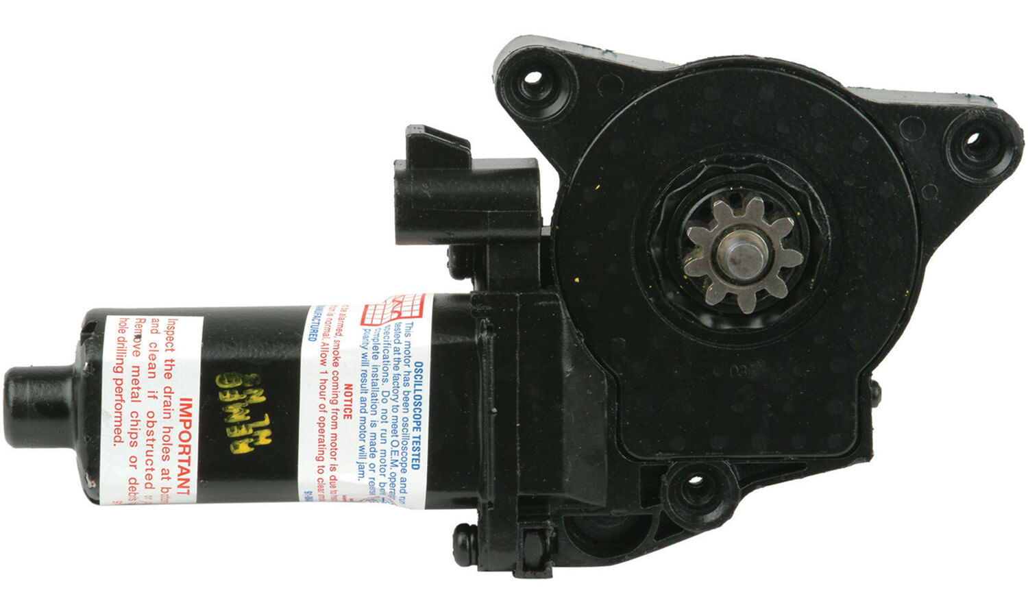 Motor De Elevación De Ventana Delantero O Trasero Lado Conductor