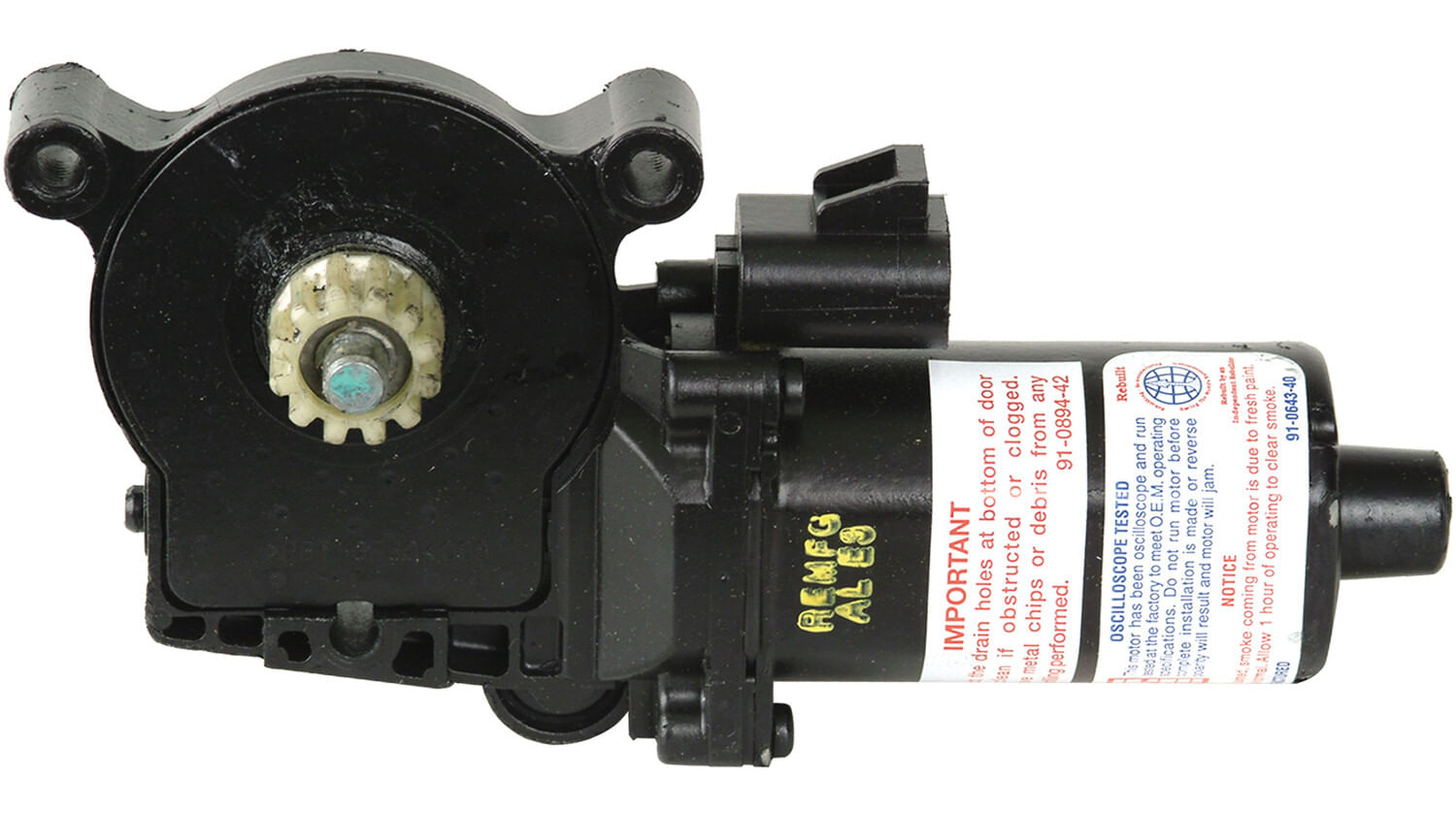 Motor De Elevación De Ventana Delantero O Trasero Lado Conductor