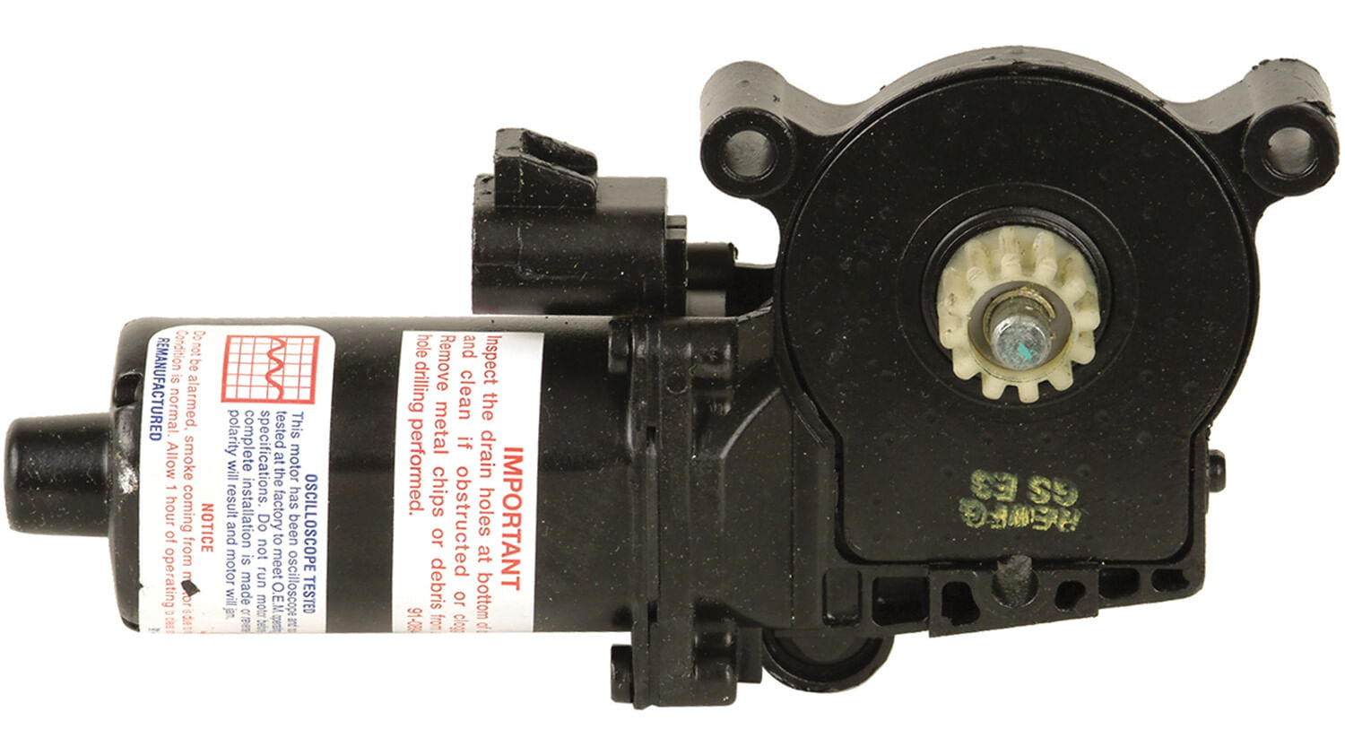 Motor De Elevación De Ventana Trasero Lado Pasajero