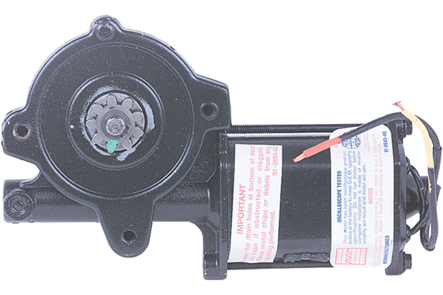 Motor De Elevación De Ventana Trasero Lado Pasajero