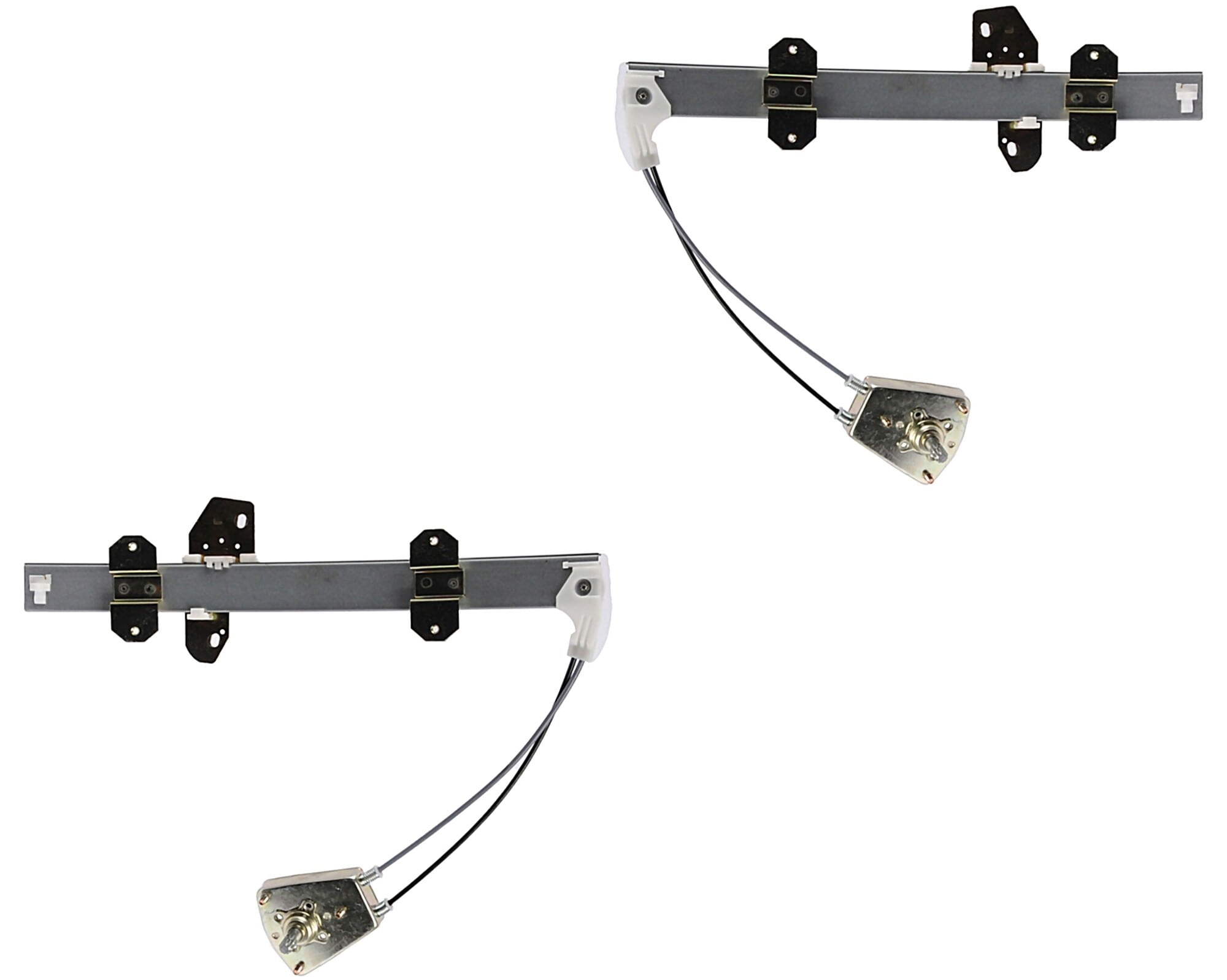 Par De Elevadores De Cristal Manuales Delanteros Sin Motor
