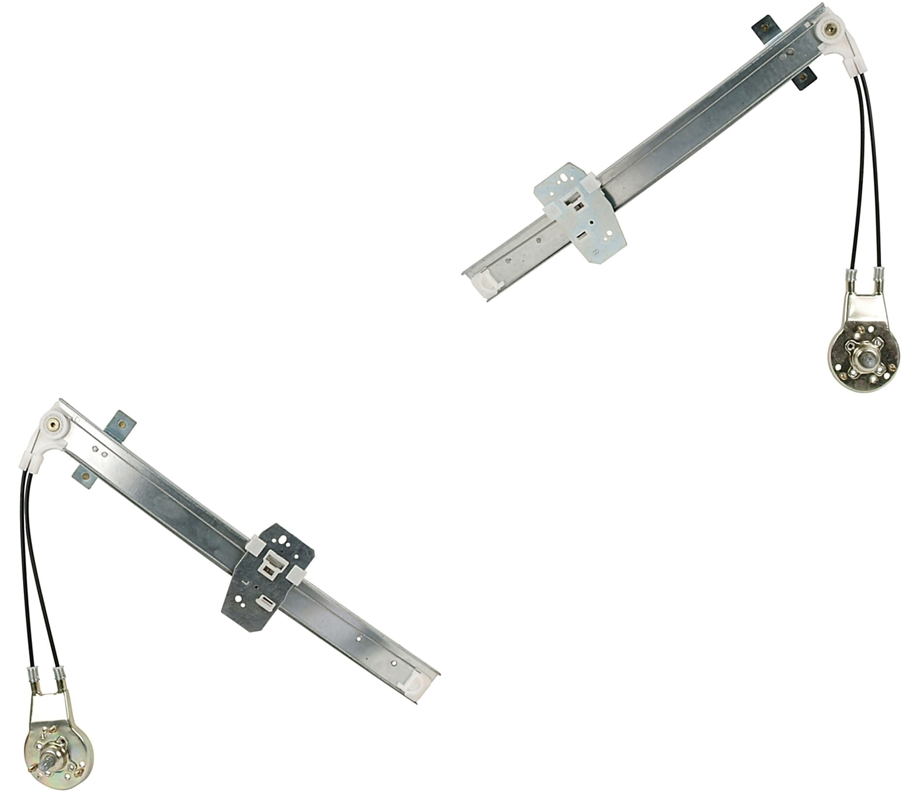 Par De Elevadores De Cristal Manuales Delanteros Sin Motor