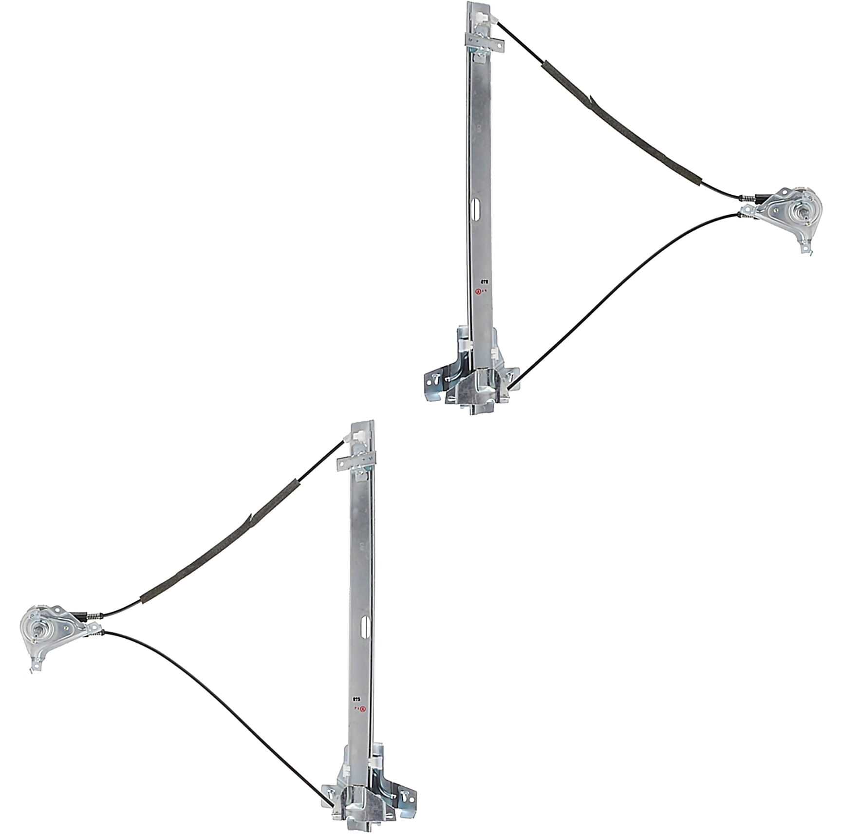 Par De Elevadores De Cristal Manuales Delanteros Sin Motor