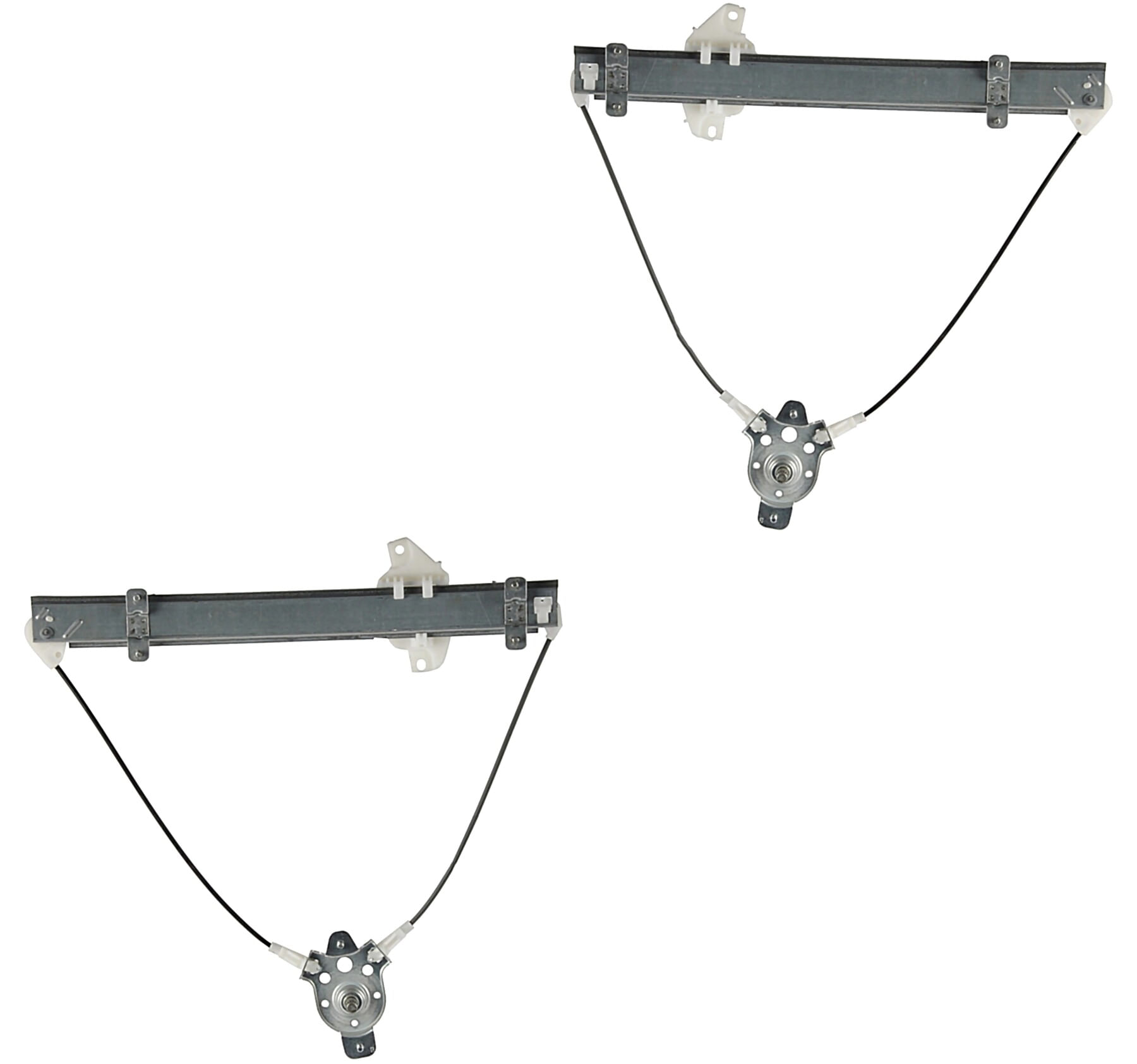 Par De Elevadores De Cristal Manuales Delanteros Sin Motor