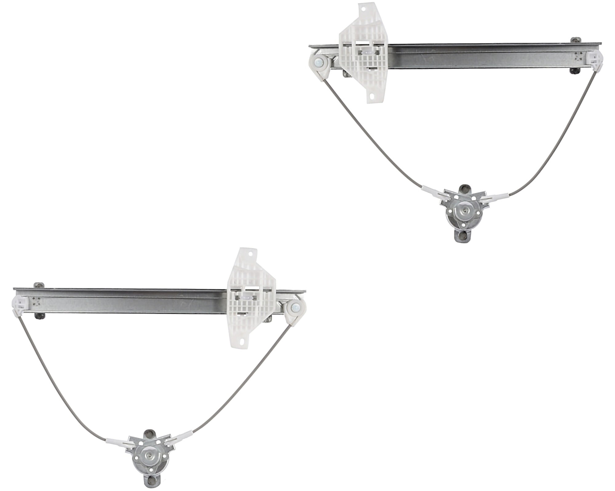 Par De Elevadores De Cristal Manuales Delanteros Sin Motor