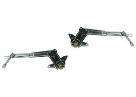 Par De Elevadores De Cristal Manuales Delanteros Sin Motor