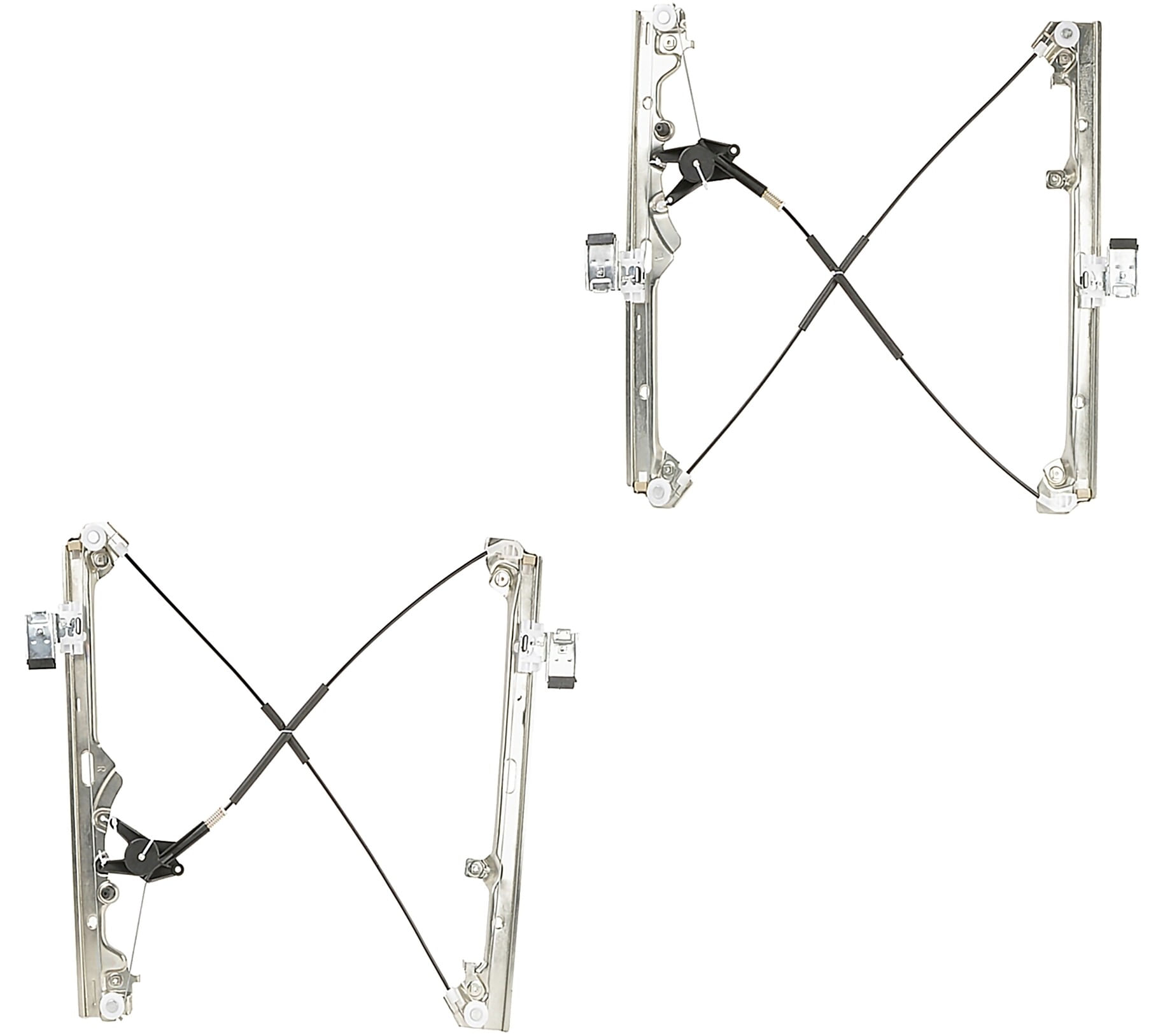 Par De Elevadores De Cristal Manuales Delanteros Sin Motor