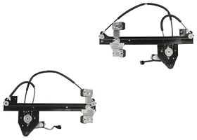 Par De Elevadores De Cristal Eléctricos Traseros Con Motor