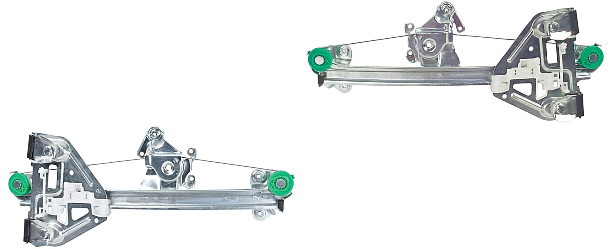 Par De Elevadores De Cristal Eléctricos Traseros Sin Motor