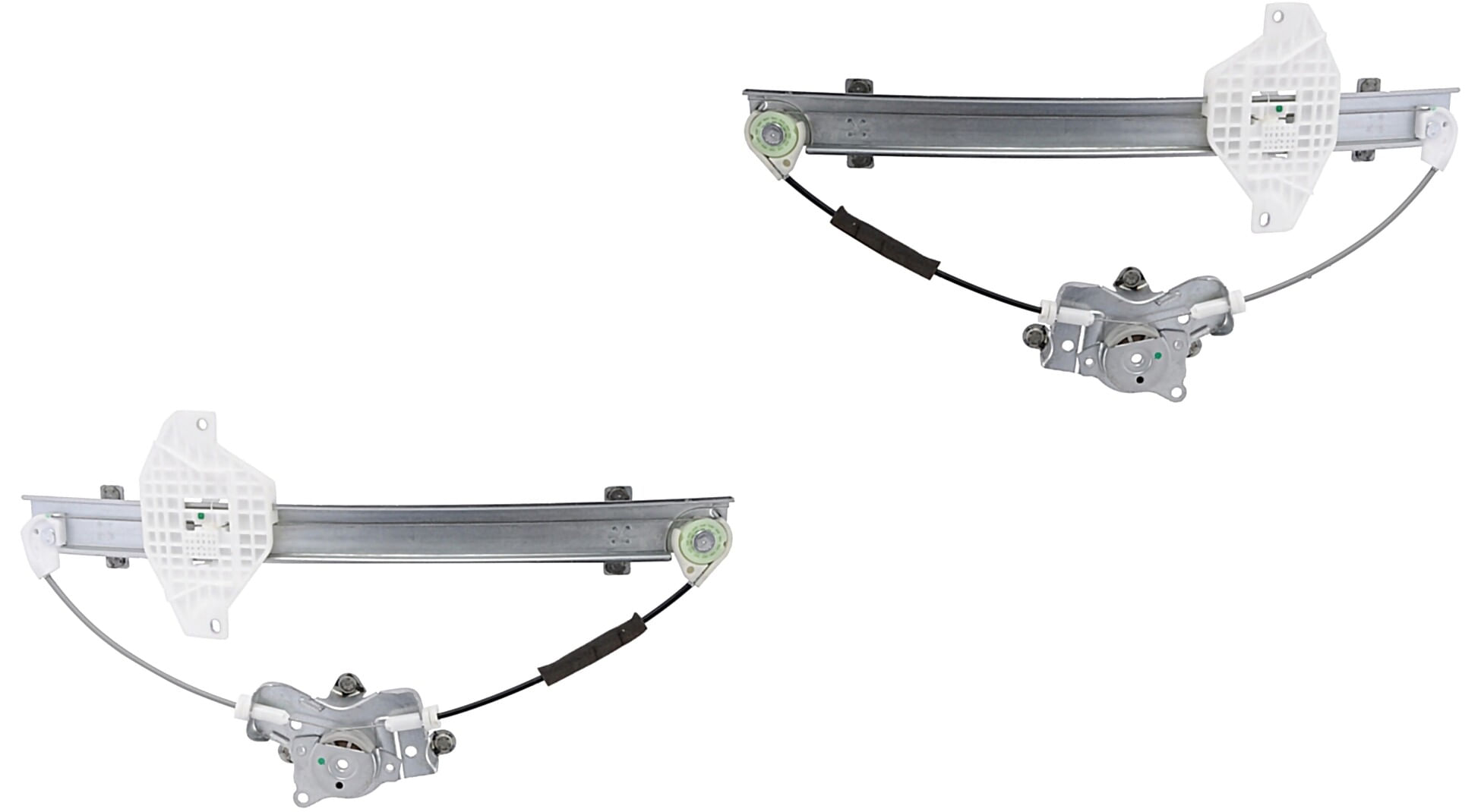 Par De Elevadores De Cristal Eléctricos Traseros Sin Motor