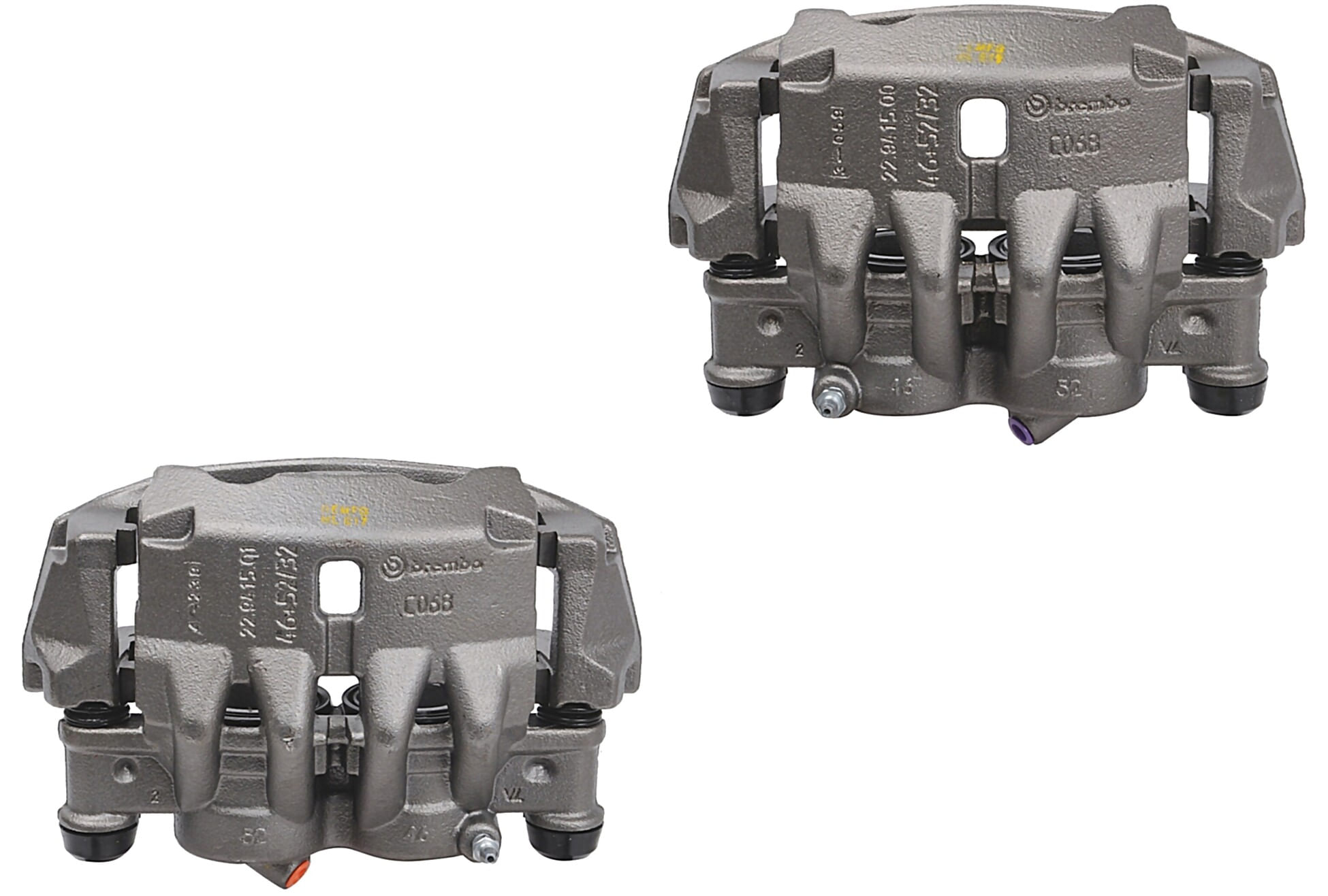 Par De Calipers De Freno Con Soporte Delanteros
