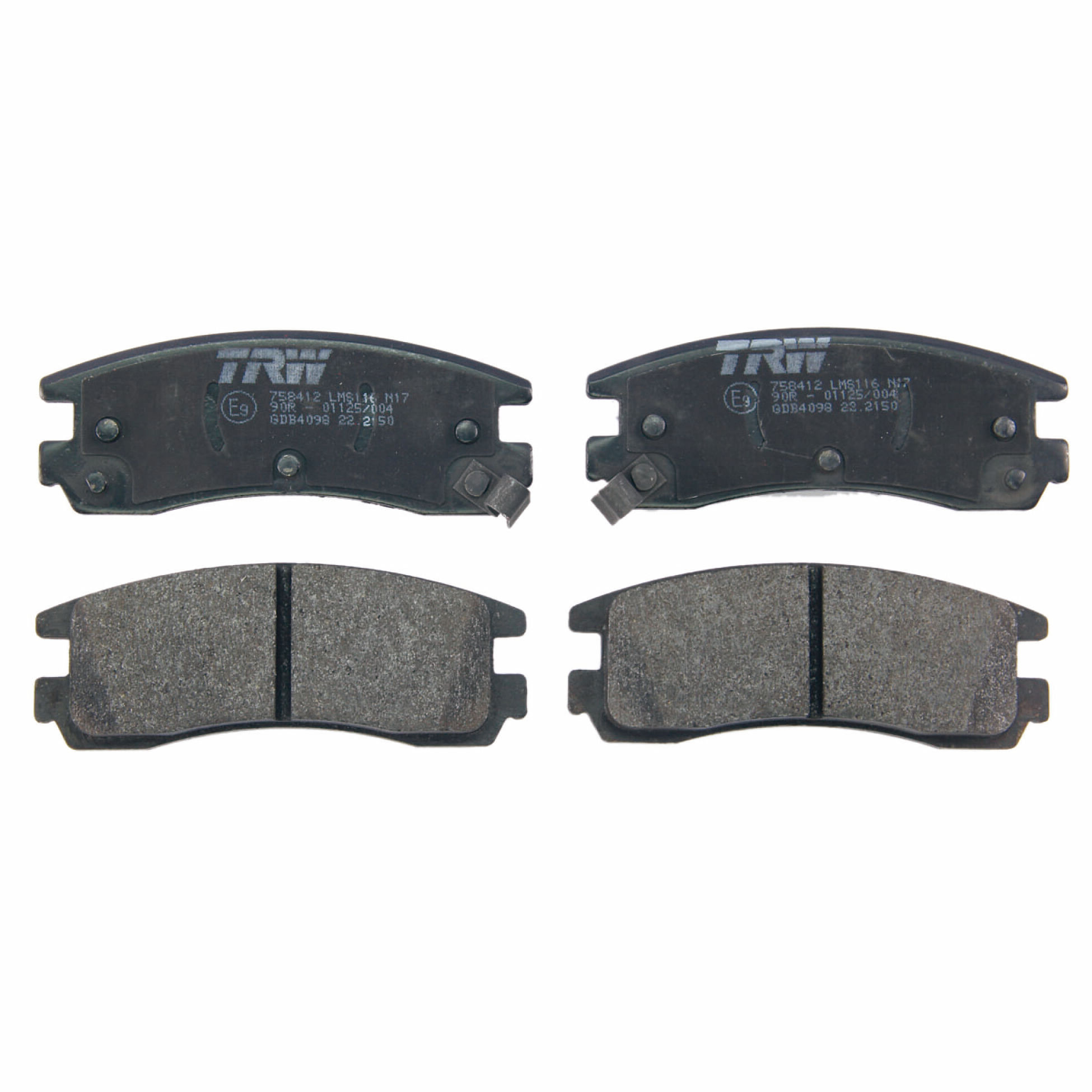 Balatas Bajos Metales Traseras