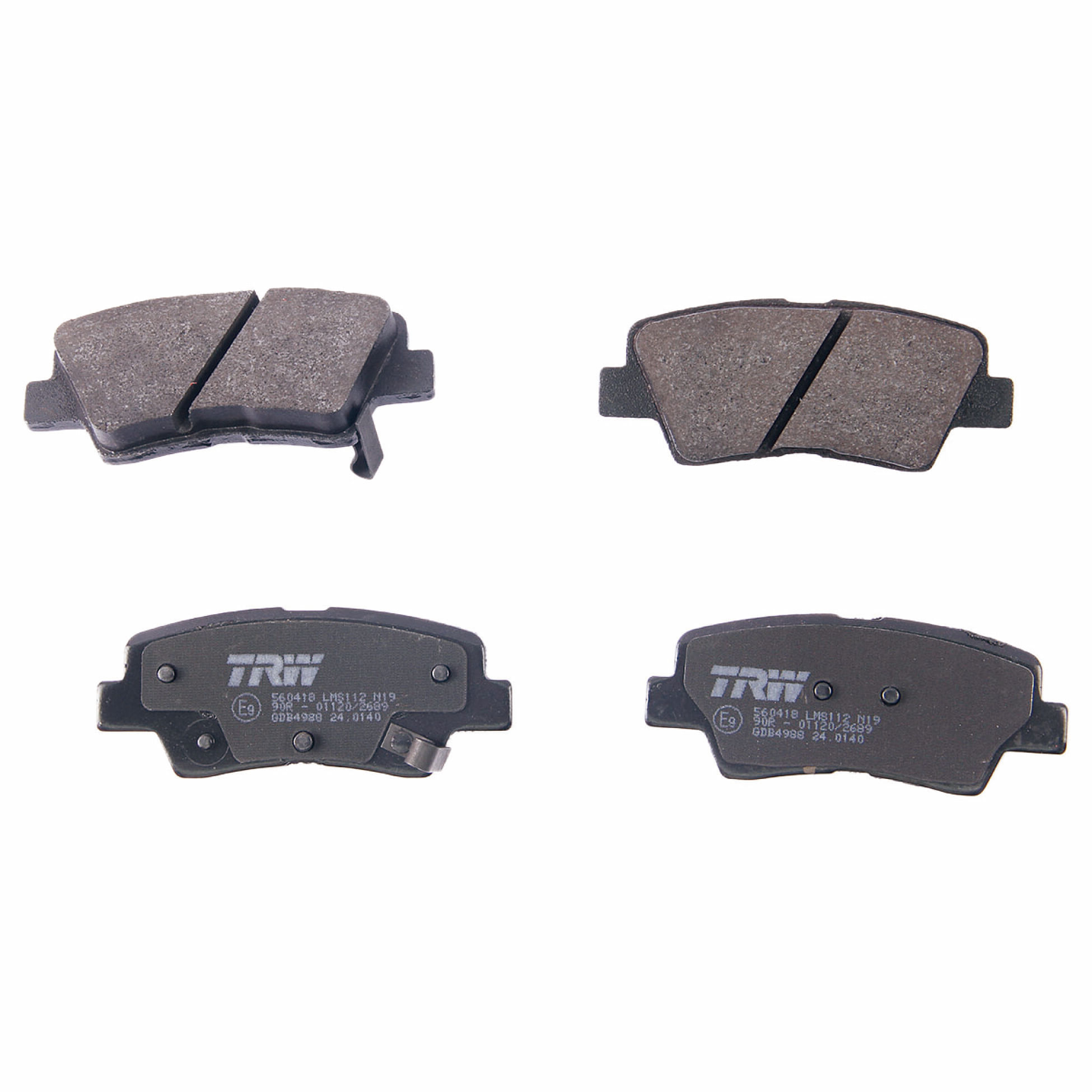 Balatas Bajos Metales Traseras