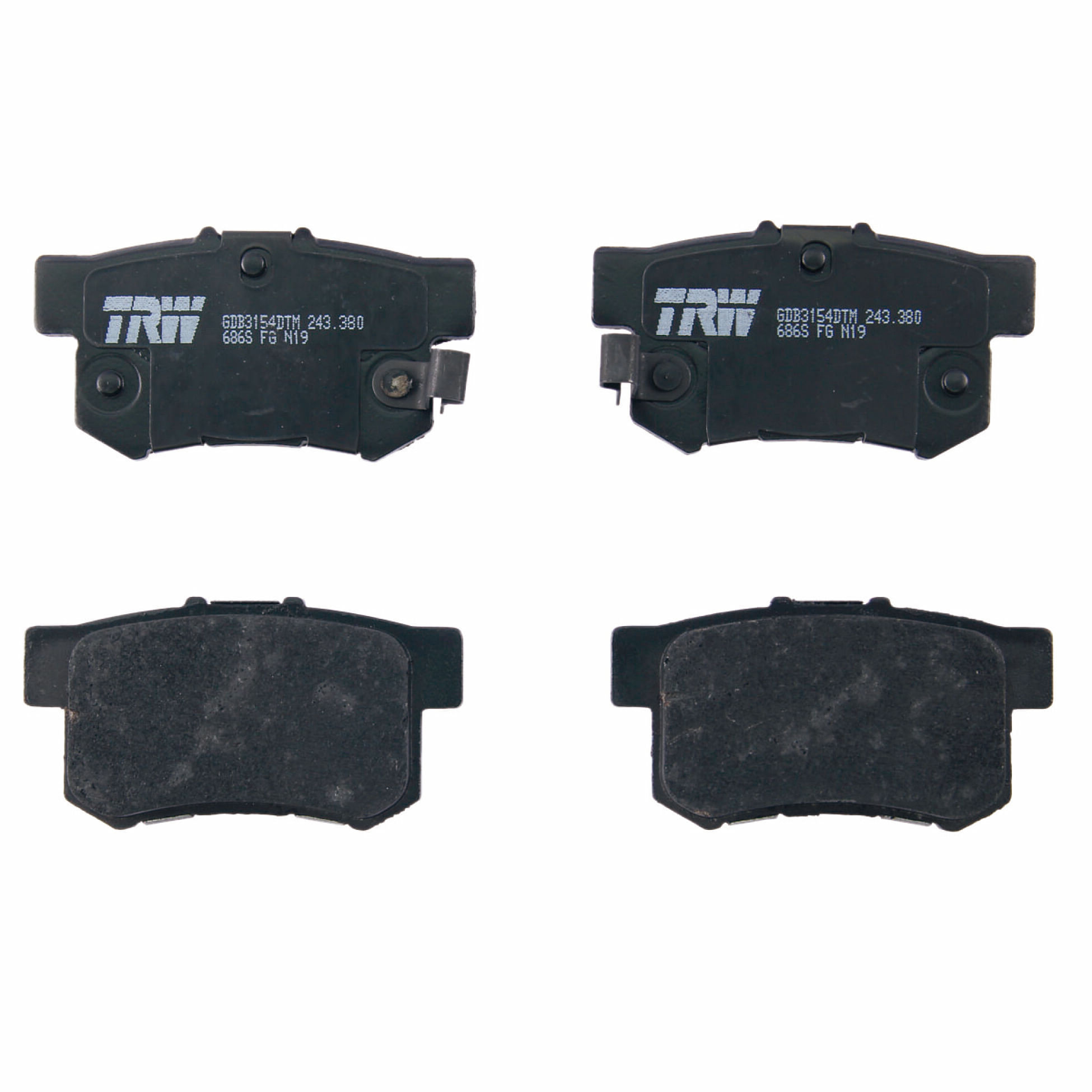 Balatas Ceramicas Traseras